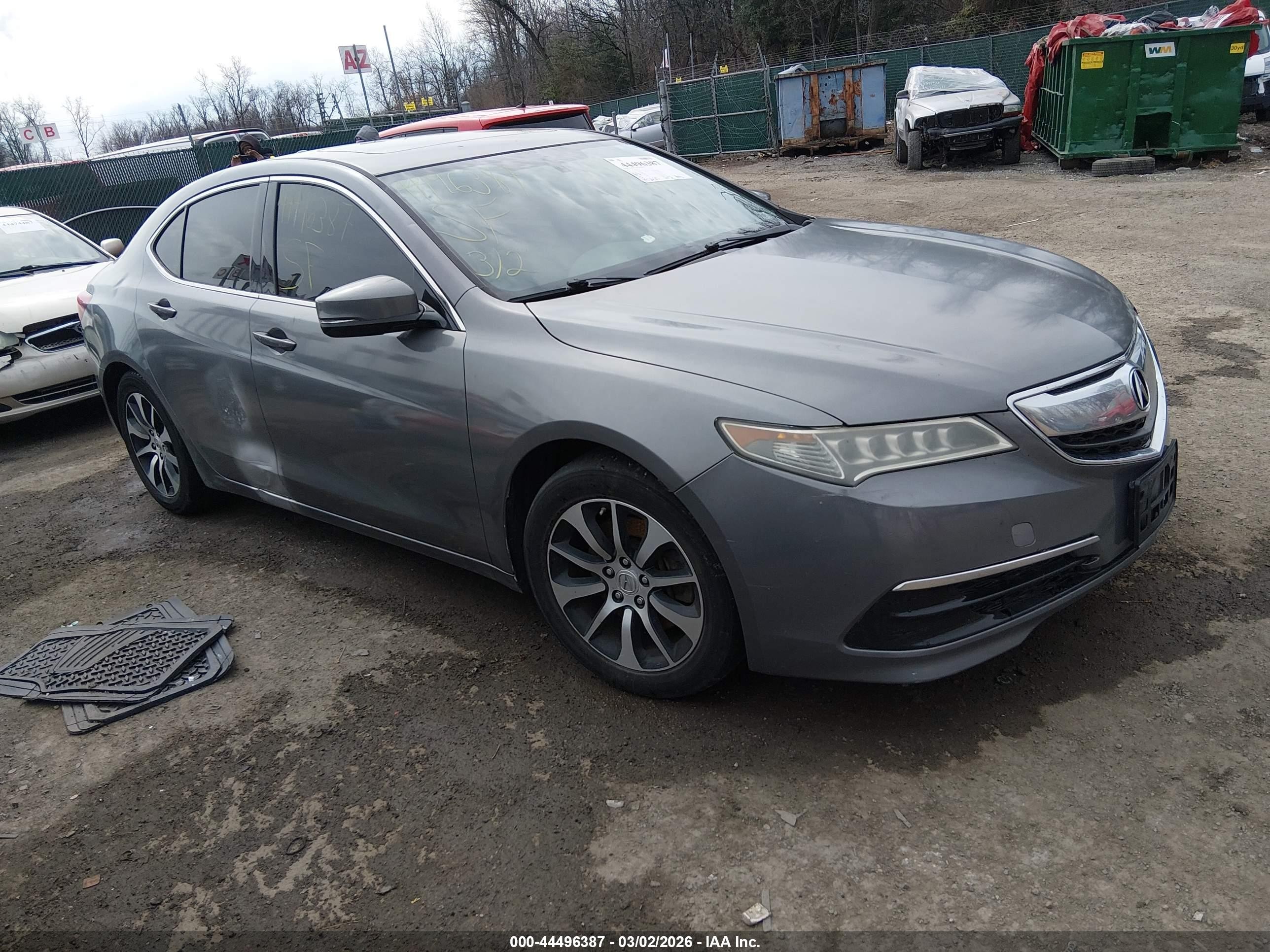 2015 Acura TLX, VIN 19UUB1F37FA027333 — Not stated