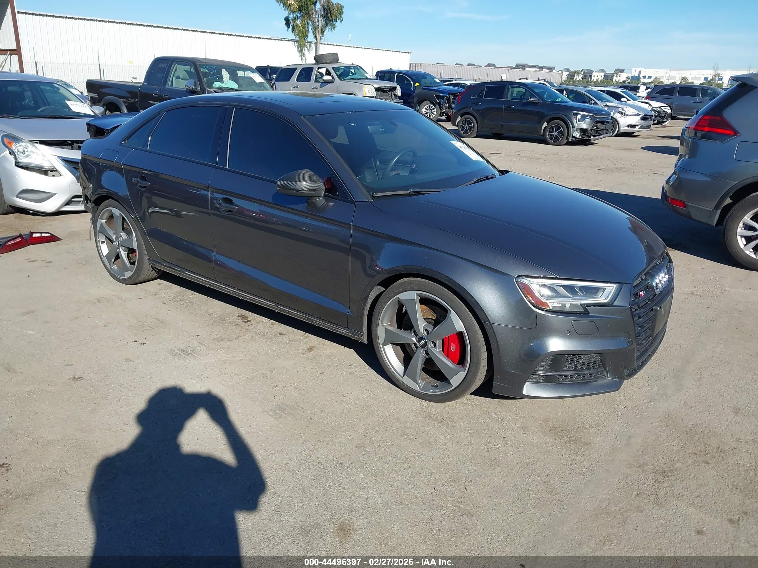 2019 Audi S3 Premium Plus, VIN WAUB1GFF8KA122089 — Rear end