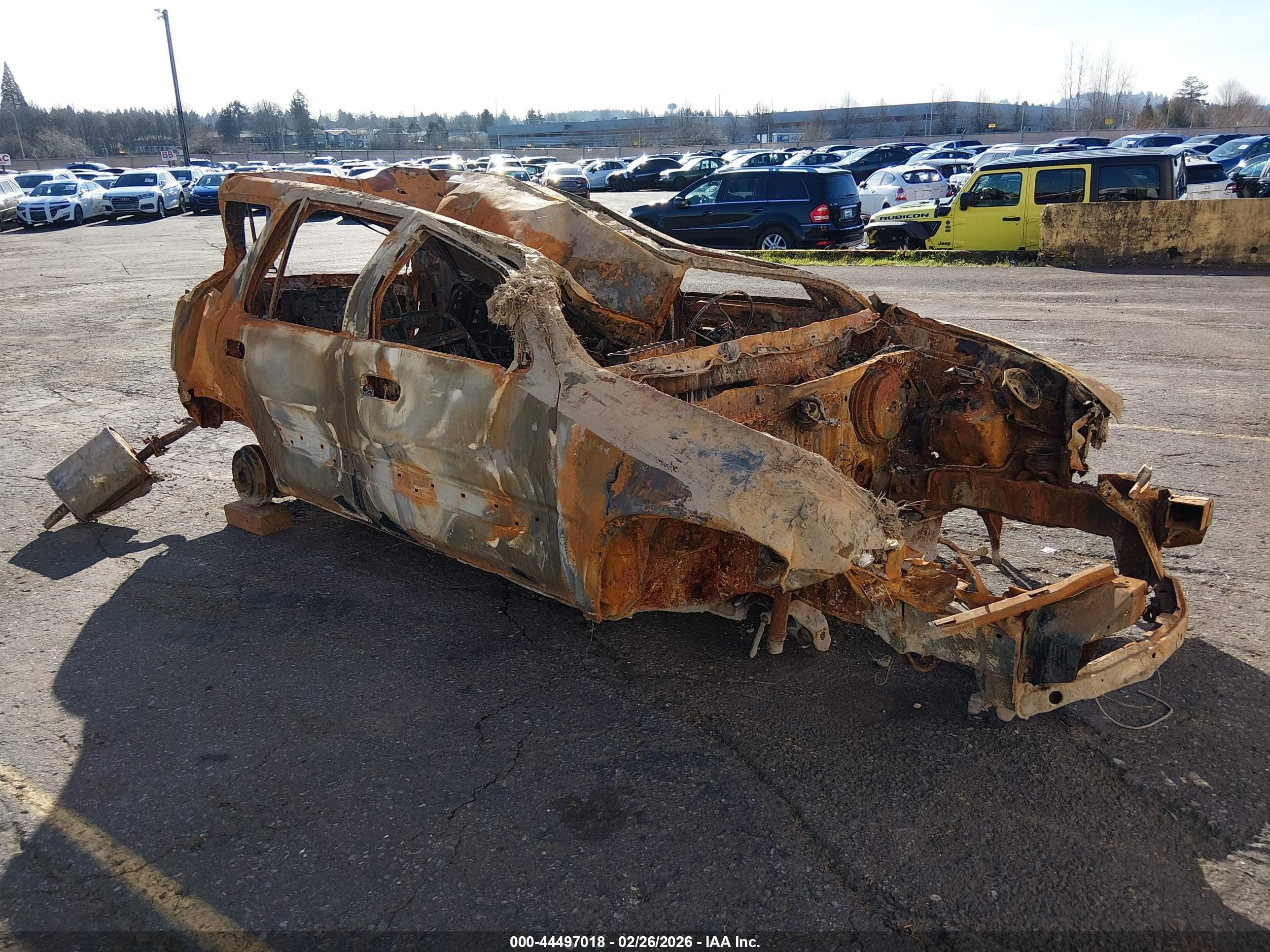 2000 Honda CR-V EX, VIN JHLRD1869YC025079 — Burn