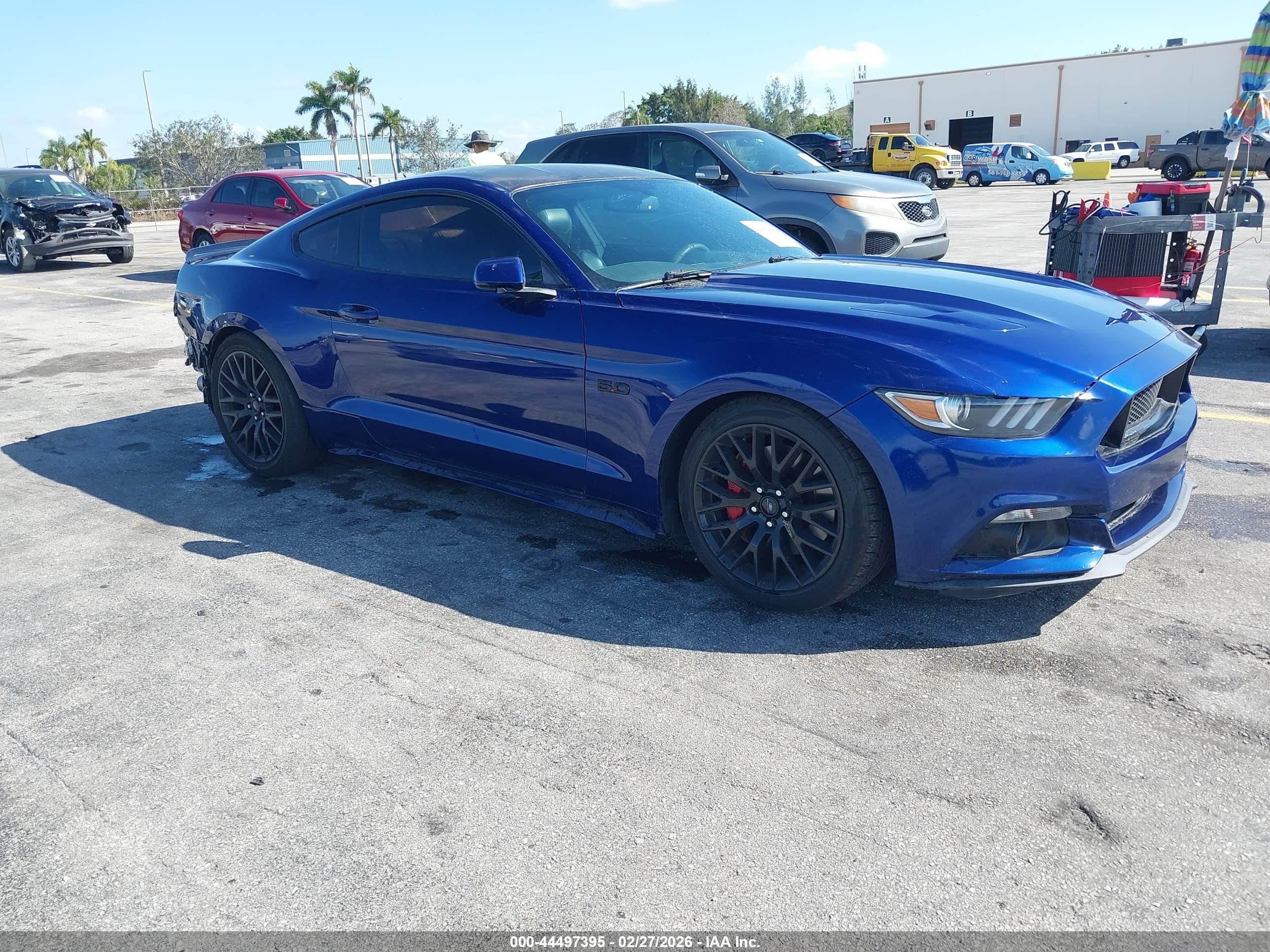 2015 Ford Mustang GT Premium, VIN 1FA6P8CF0F5303608 — Rear end