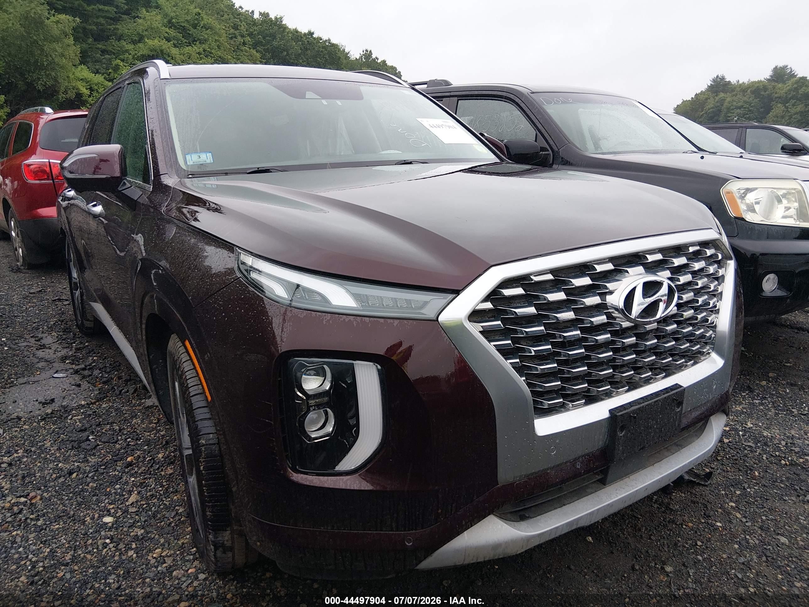 2022 Hyundai Palisade Limited, VIN KM8R5DHE2NU392491 — Rear end