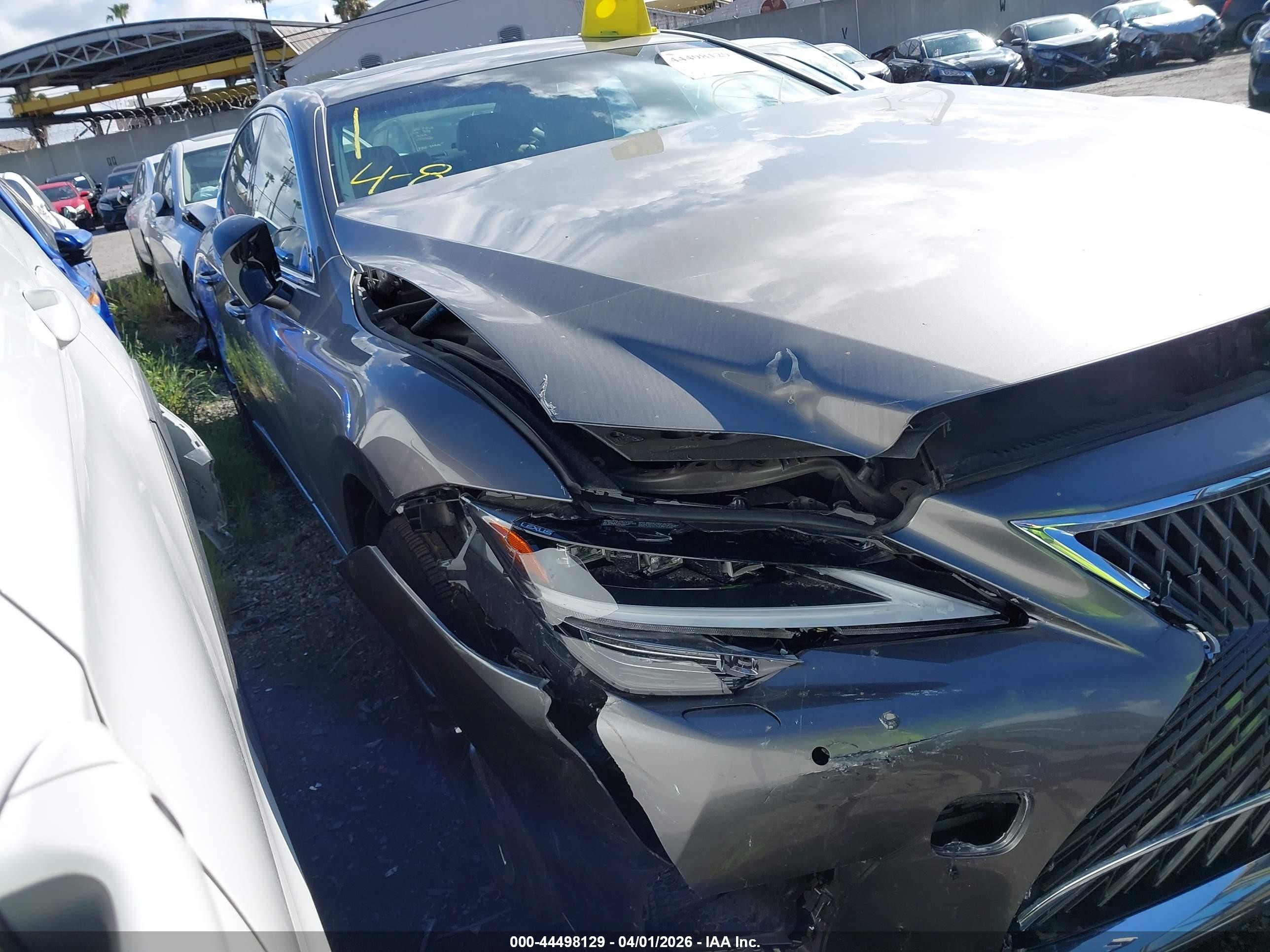 2021 Lexus LS 500, VIN JTHD51FF3M5015457 — Auction photo