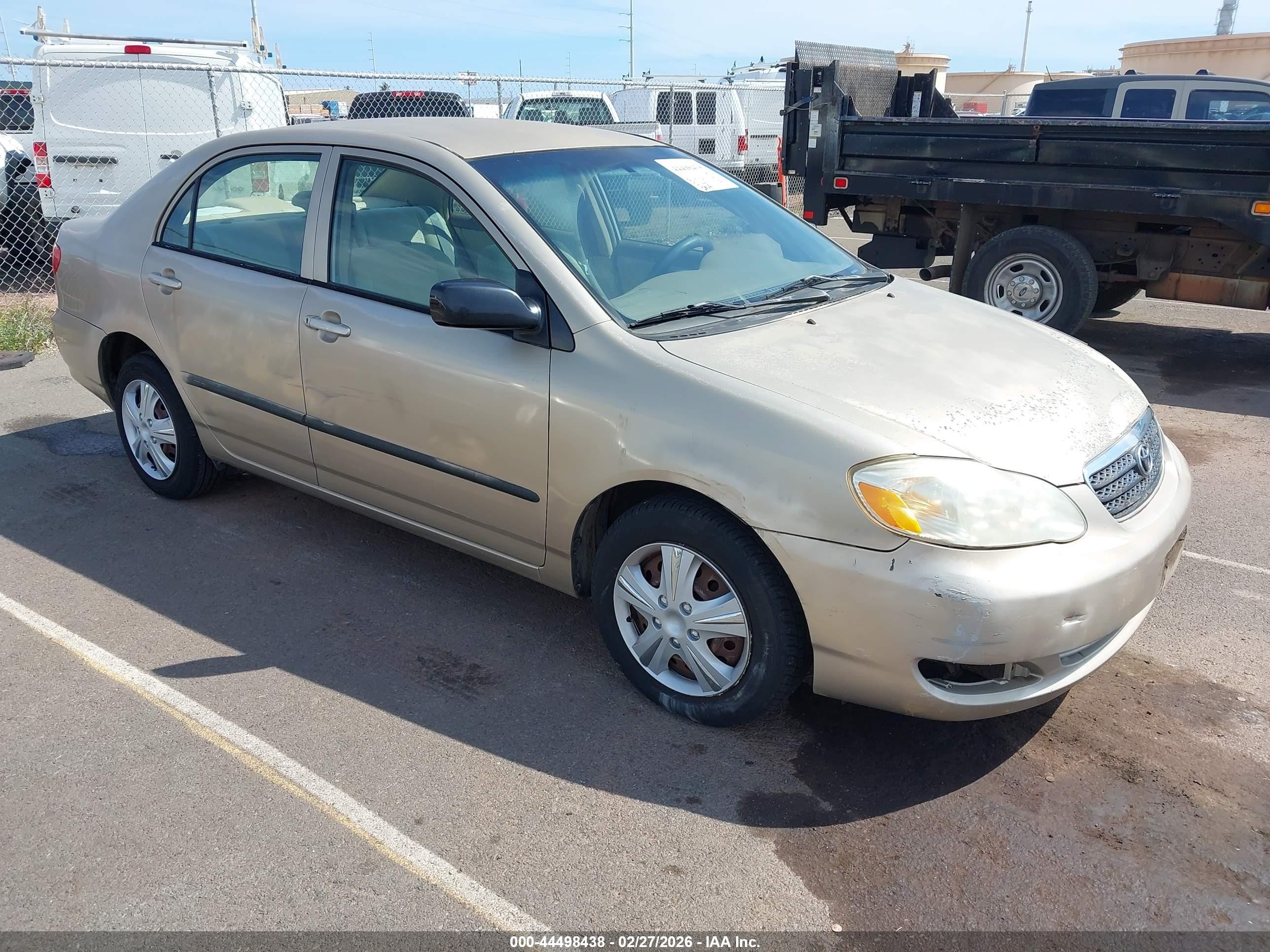 2006 Toyota Corolla CE, VIN 1NXBR32EX6Z647754 — Пресная вода