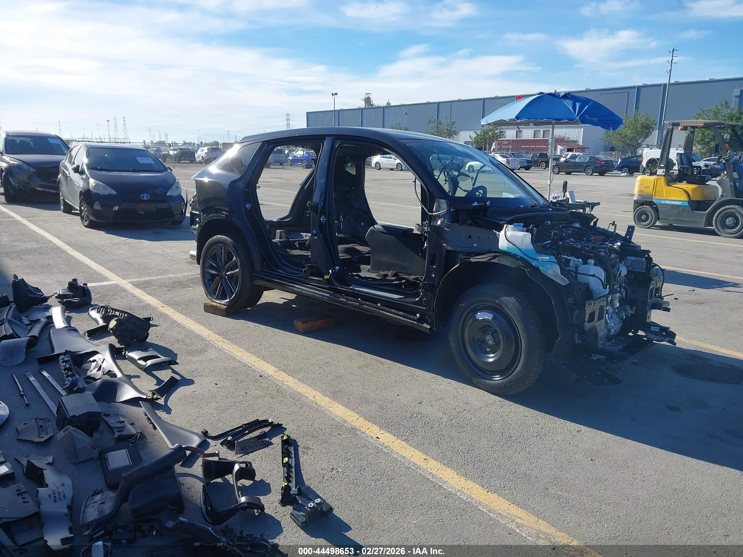 2025 Acura ADX w/A-Spec Package, VIN 3HDSA2H54SM704640 — Stripped