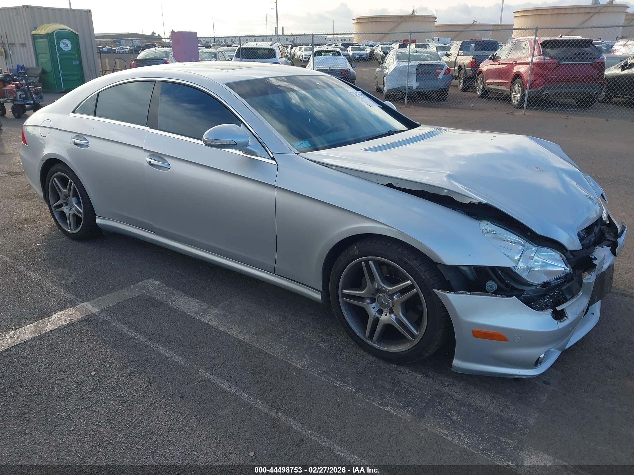 2007 Mercedes-Benz CLS 550, VIN WDDDJ72X17A080114 — Front end