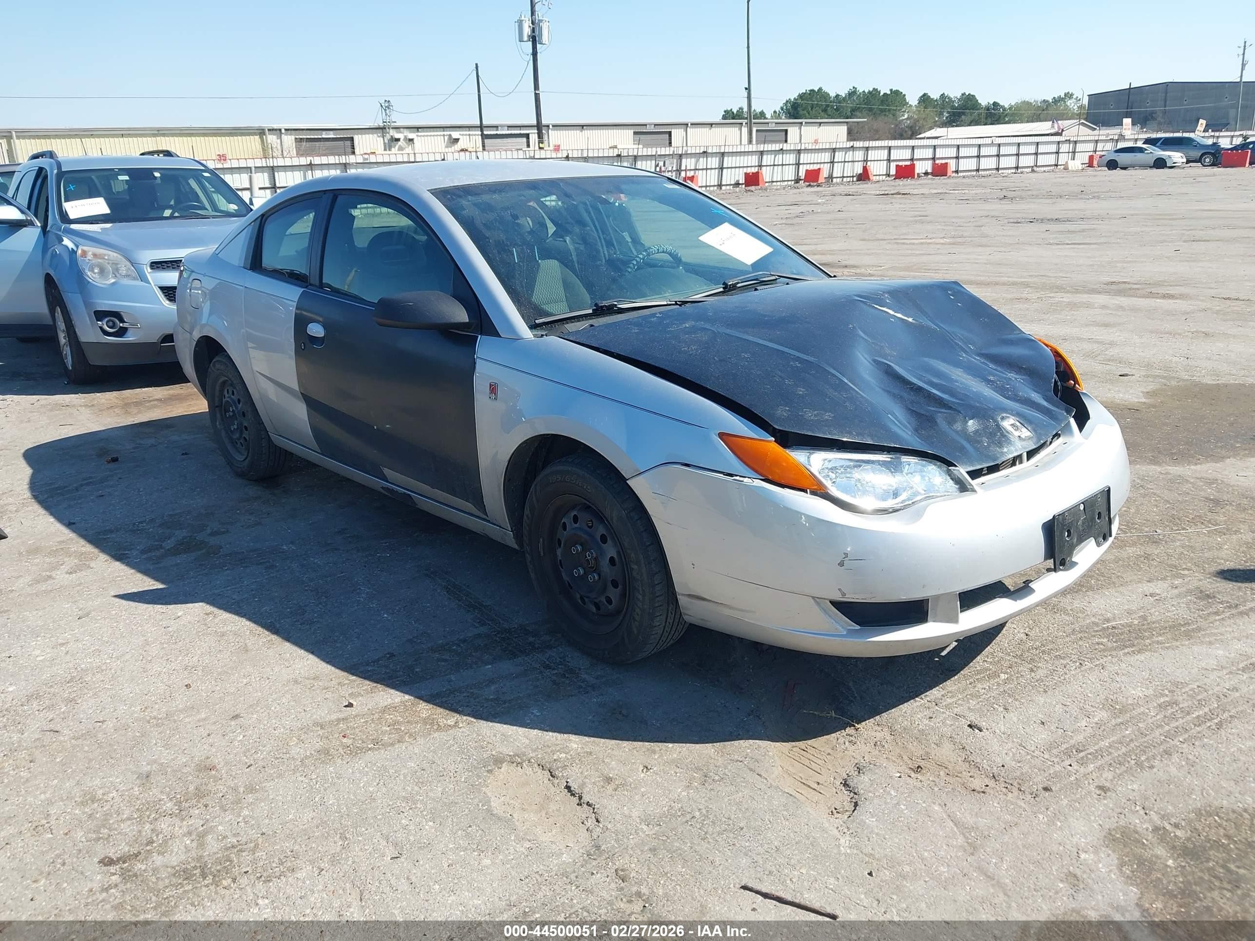 2007 Saturn ION ION 2, VIN 1G8AN15F67Z123455 — Front end