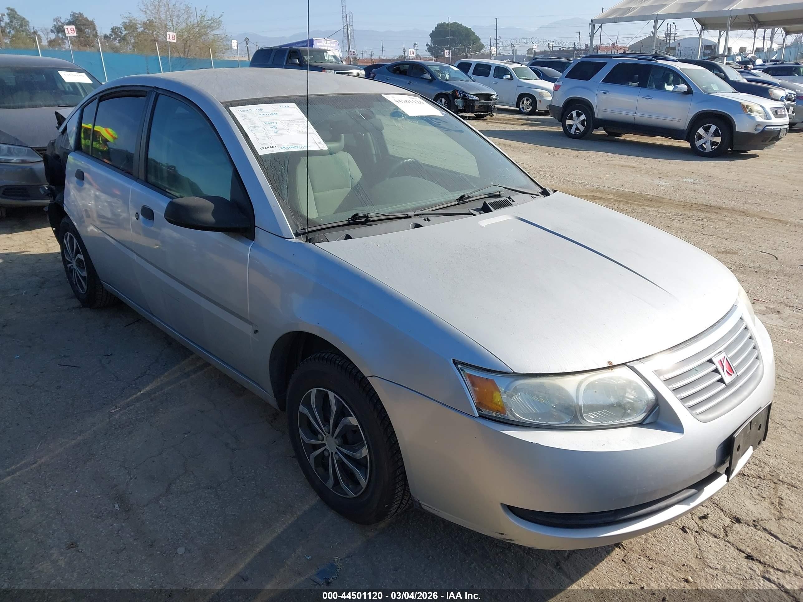 2005 Saturn ION ION 1, VIN 1G8AF52F45Z152829 — Rear end