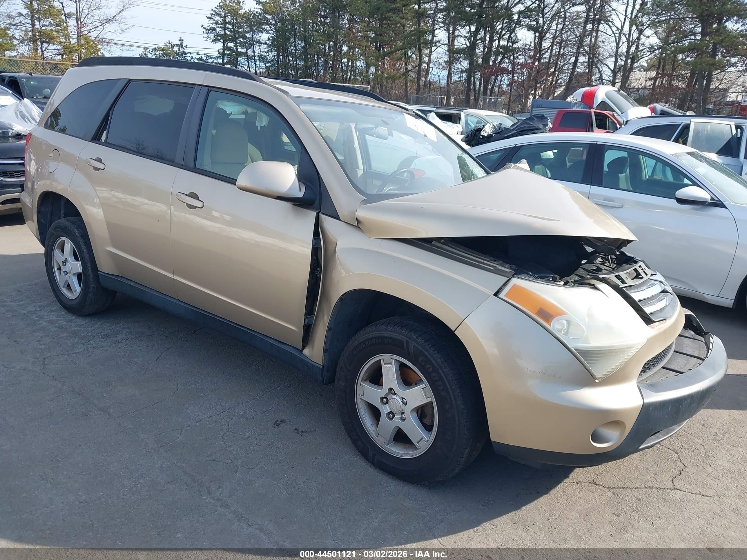 2007 Suzuki XL7, VIN 2S3DB117476100182 — Перед
