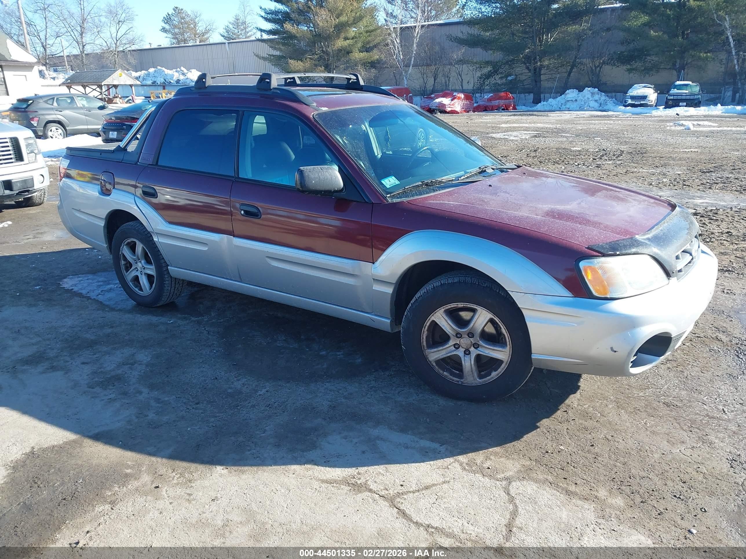 2006 Subaru Baja Special Sports, VIN 4S4BT62C167106737 — Rear end