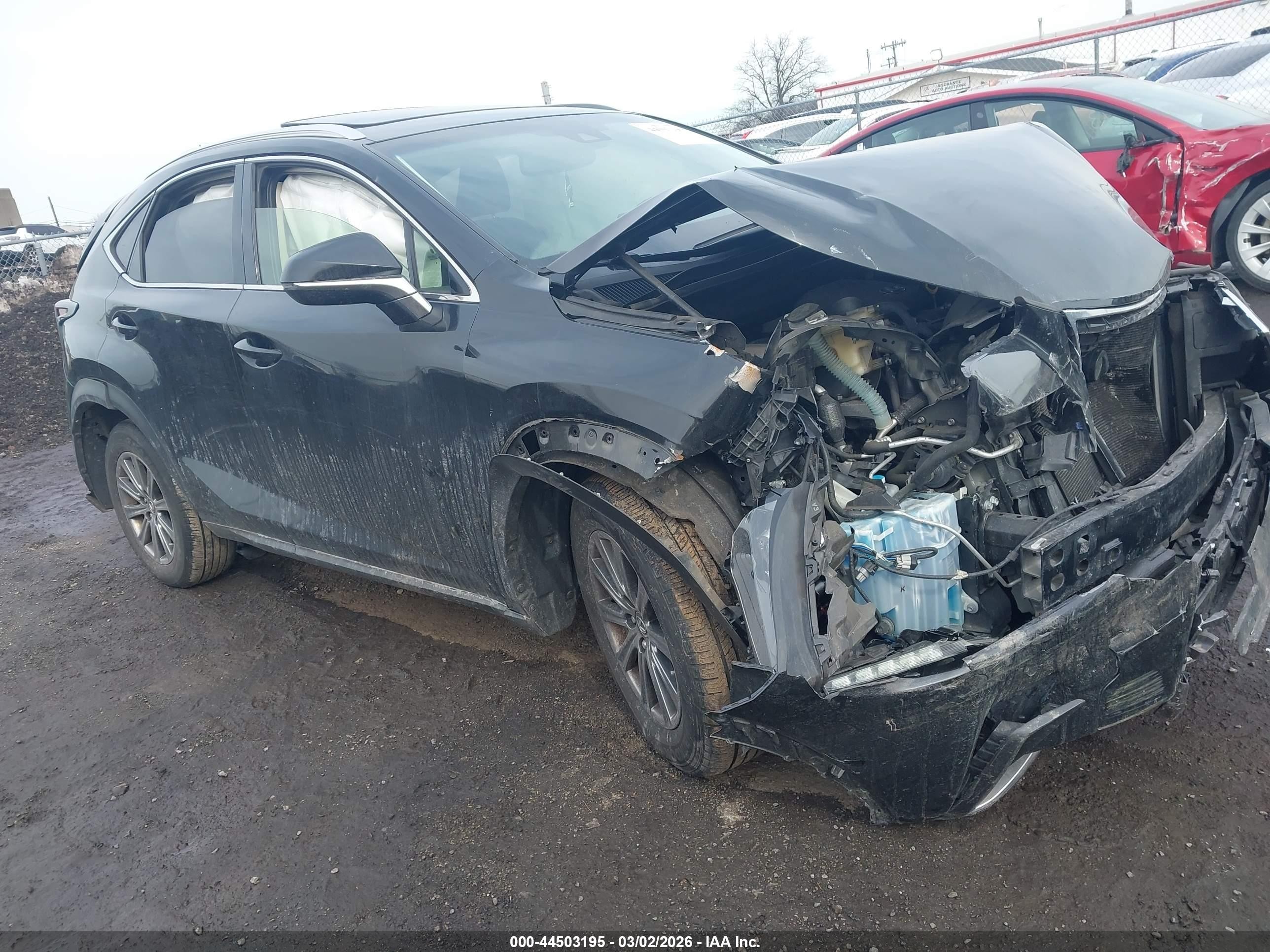 2019 Lexus NX 300, VIN JTJBARBZ5K2217134 — Front end