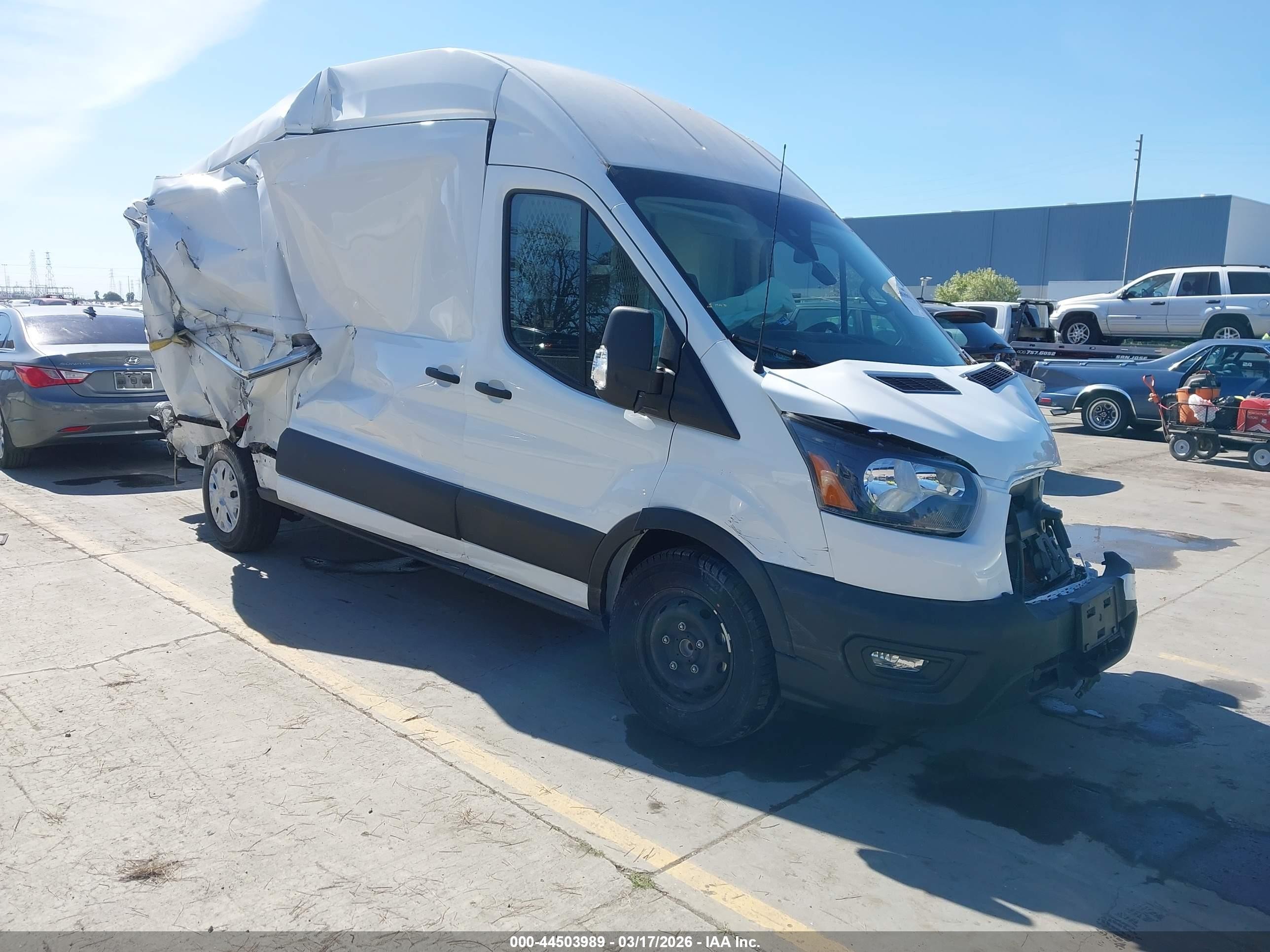 2023 Ford E-Transit Cargo, VIN 1FTBW3XK9PKA38745 — Rear end