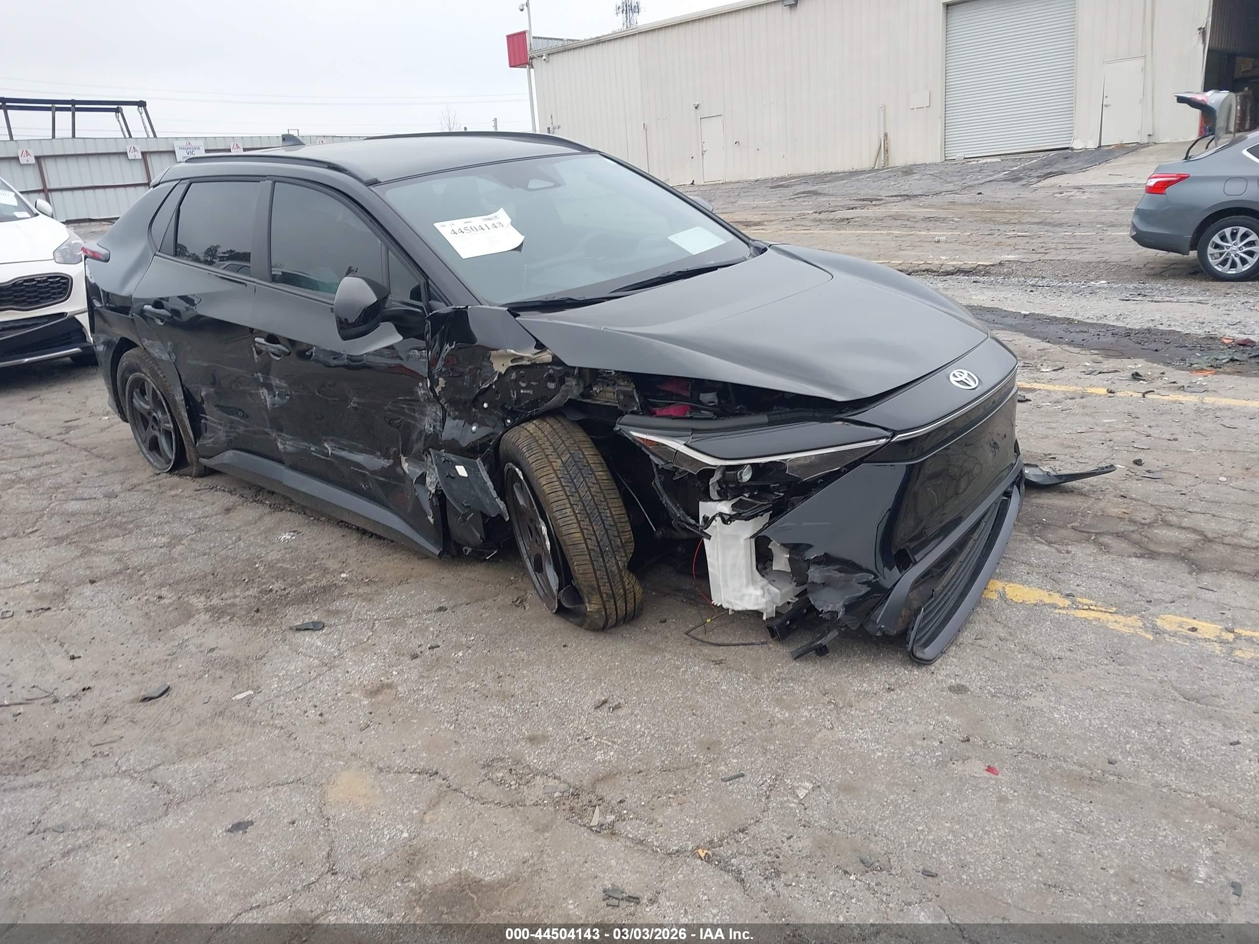 2024 Toyota bZ4X XLE, VIN JTMABACA4RA077177 — All over