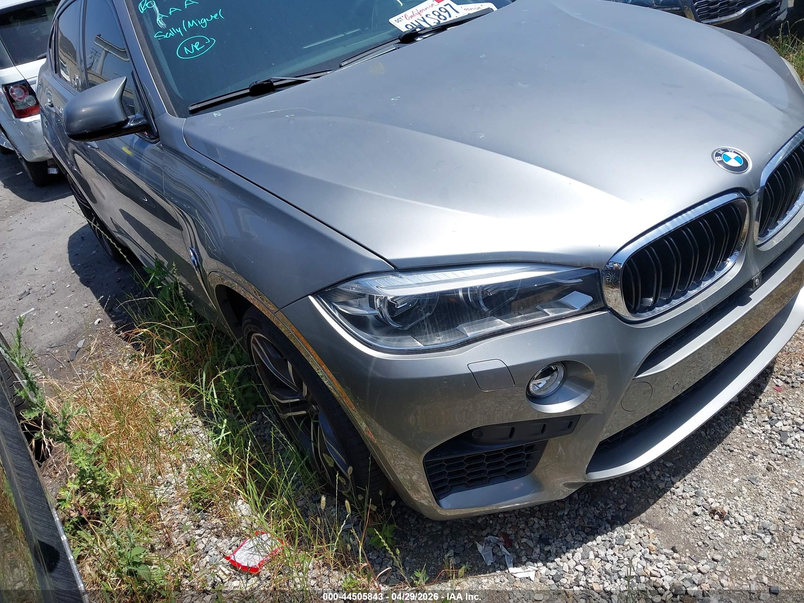 2017 BMW X6 M, VIN 5YMKW8C38H0U72414 — Side