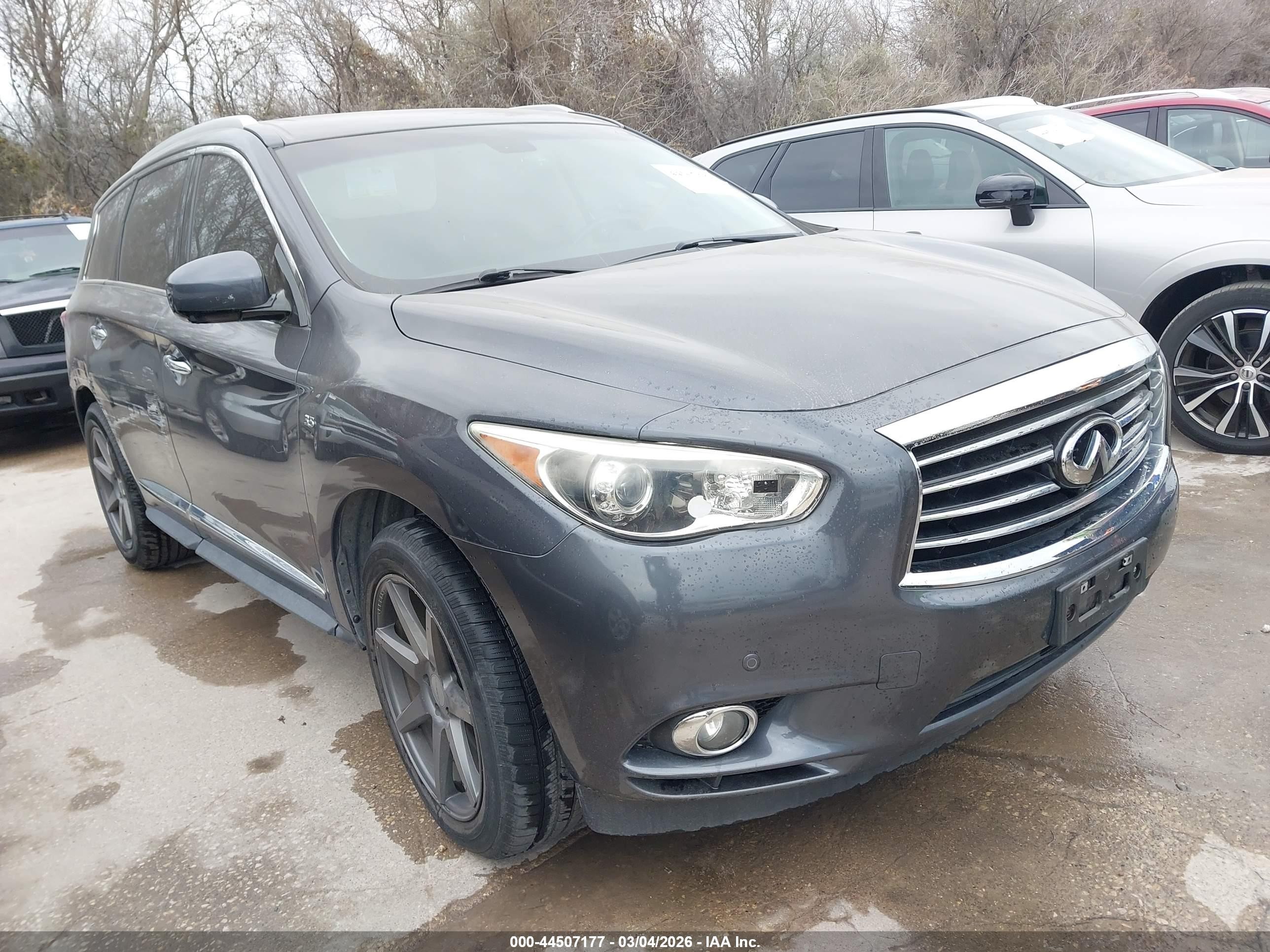 2014 Infiniti QX60, VIN 5N1AL0MN2EC551646 — Repossession