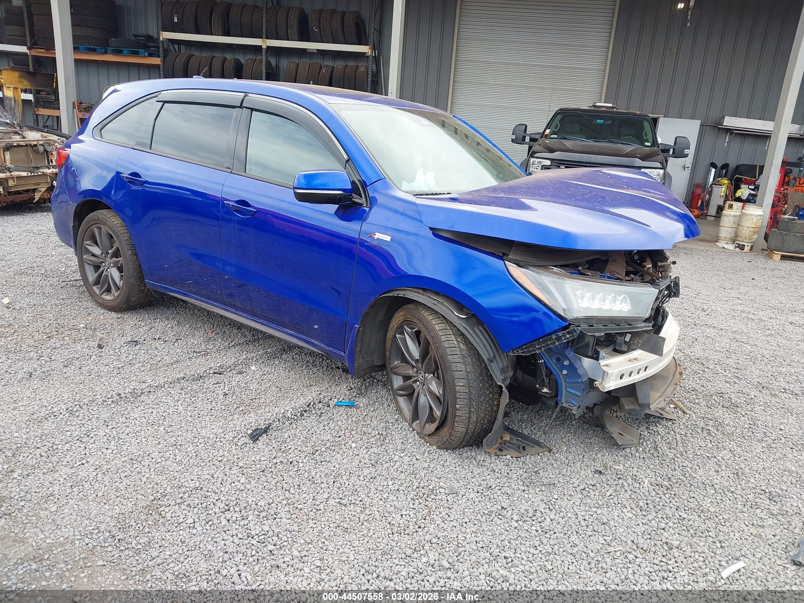 2020 Acura MDX Technology, VIN 5J8YD4H01LL032320 — Front end