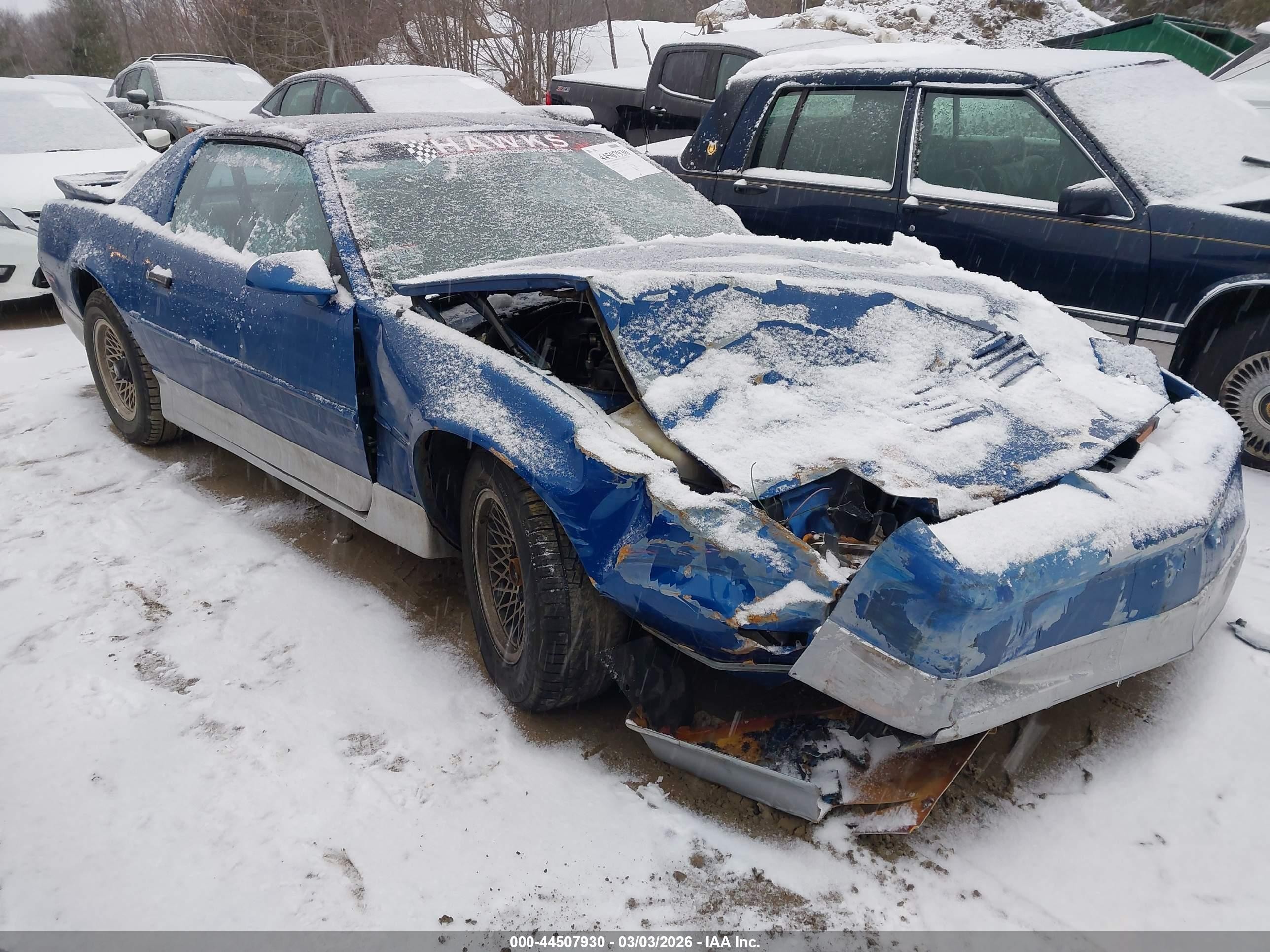 1989 Pontiac Firebird, VIN 1G2FW21F4KL239001 — Перед