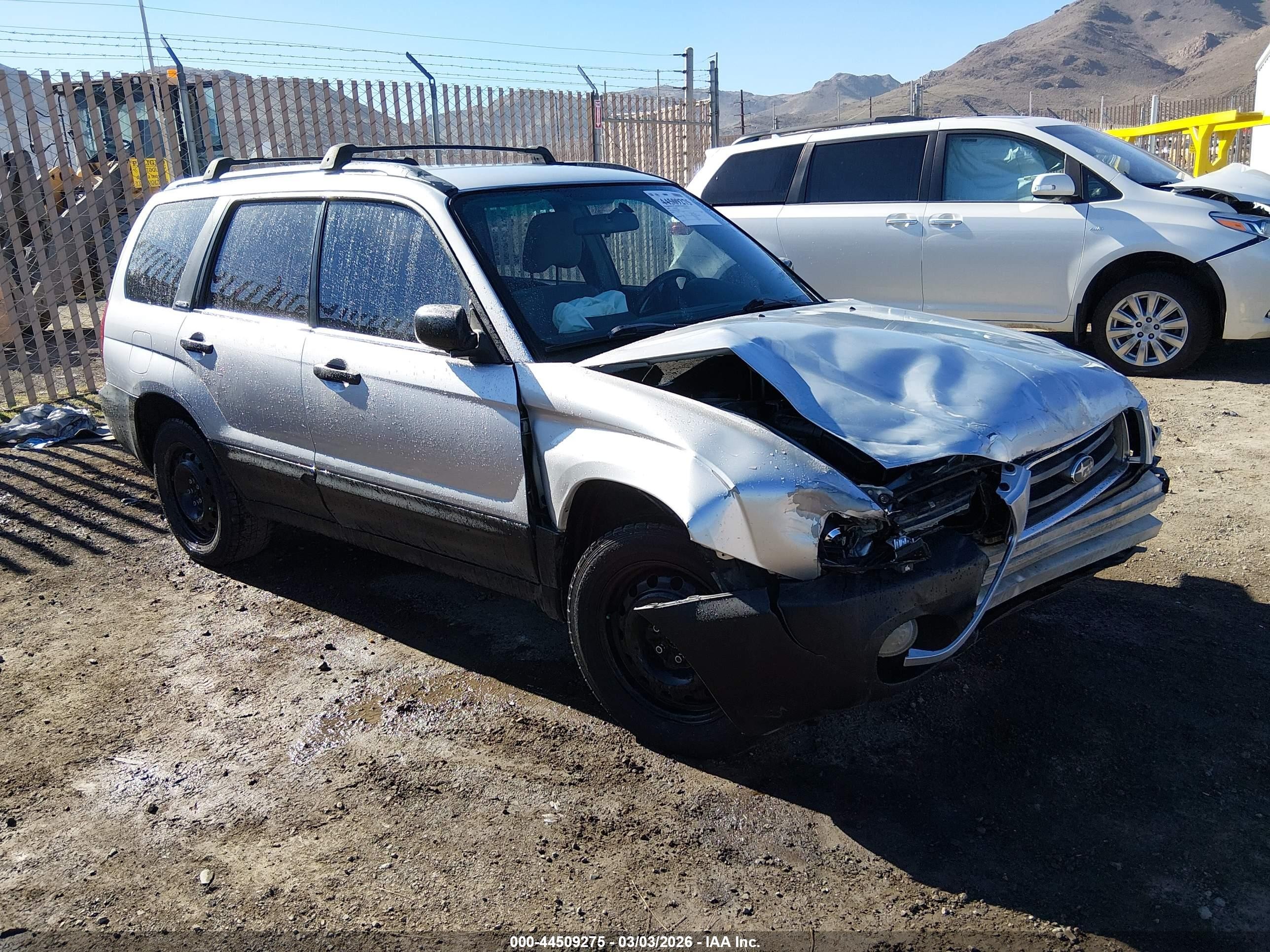 2004 Subaru Forester X, VIN JF1SG63674H744635 — Front end