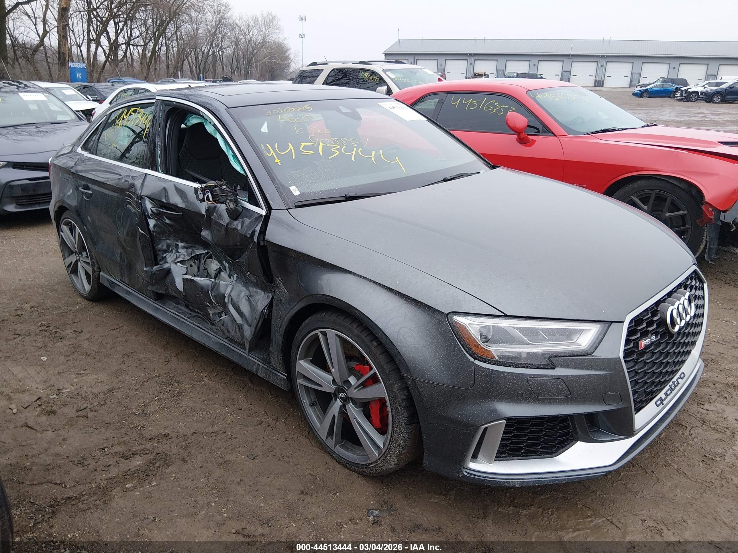 2020 Audi RS 3, VIN WUABWGFF5LA905881 — Side