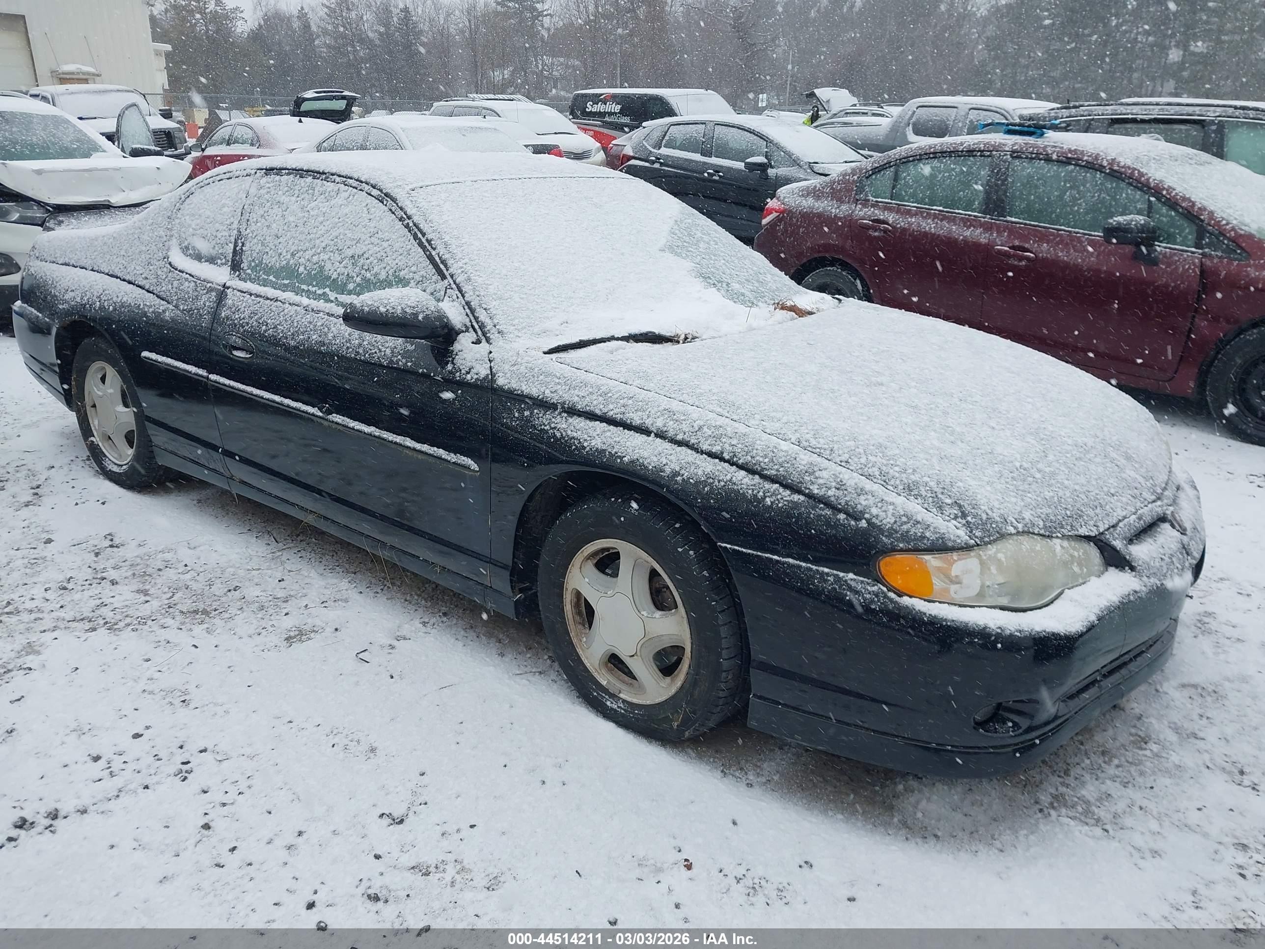 2000 Chevrolet Monte Carlo SS, VIN 2G1WX12K8Y9216845 — Обычный износ