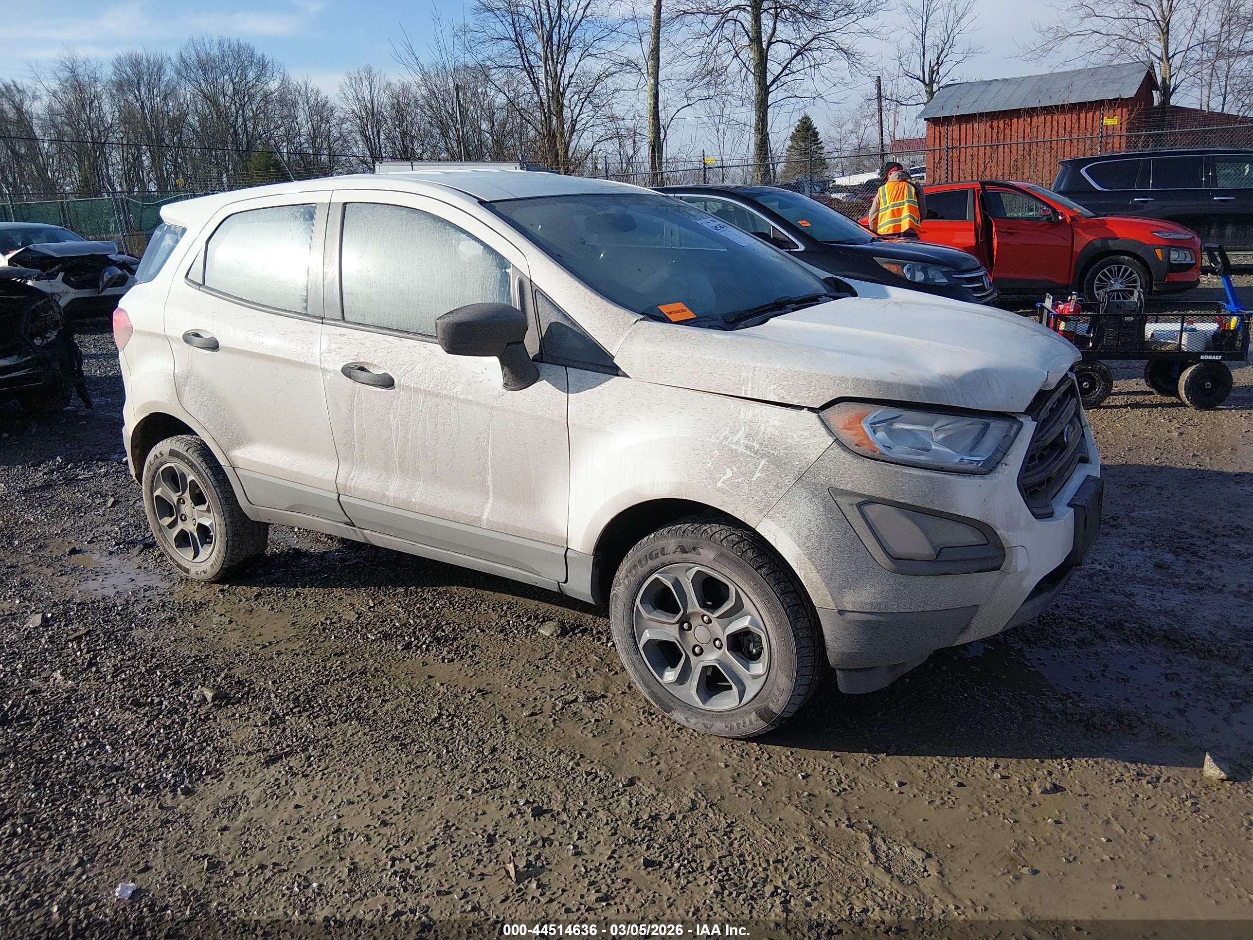 2019 Ford EcoSport S, VIN MAJ6S3FL9KC301977 — Front end