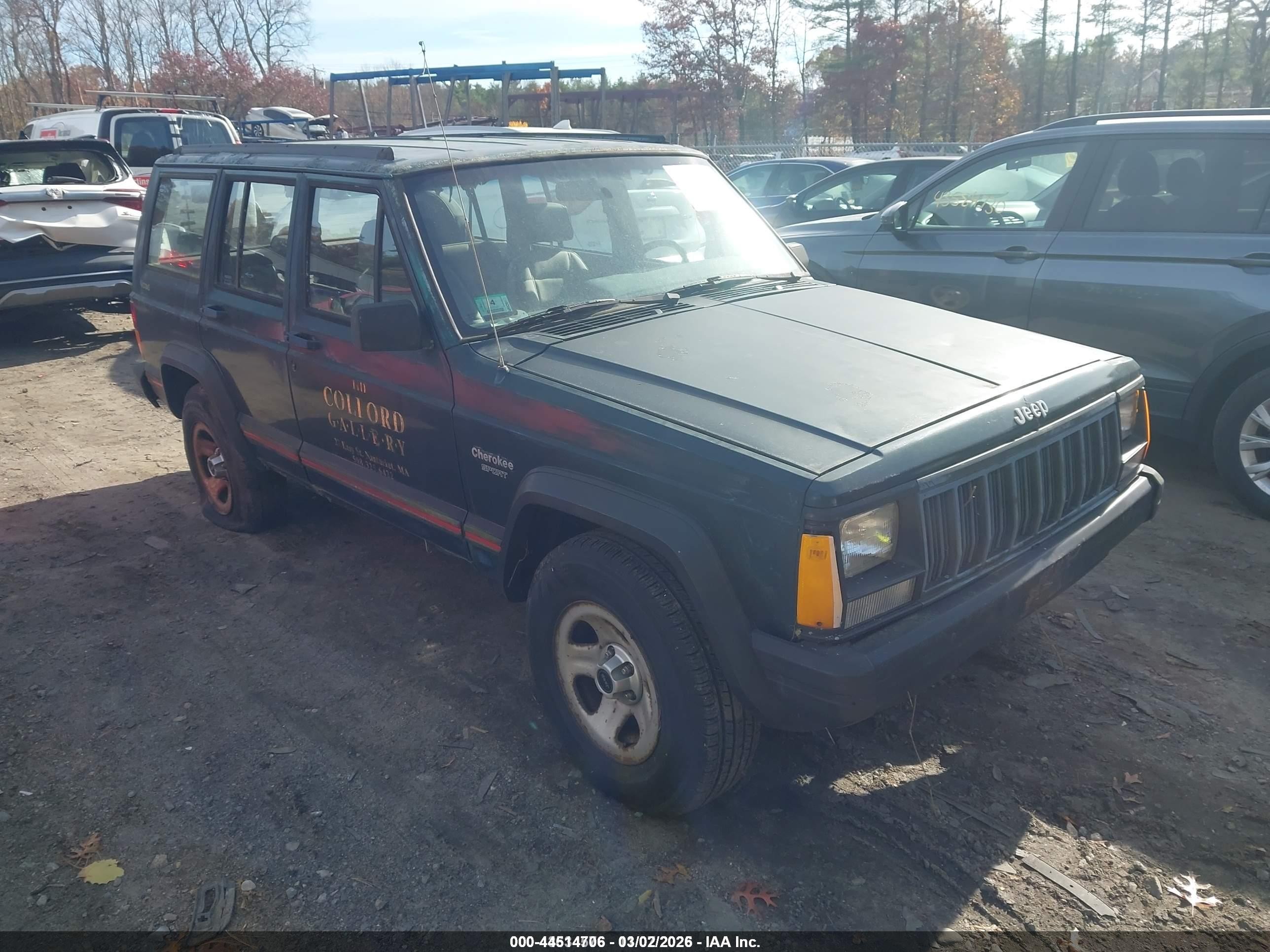 1994 Jeep Cherokee Sport, VIN 1J4FJ68SXRL239366 — Not stated