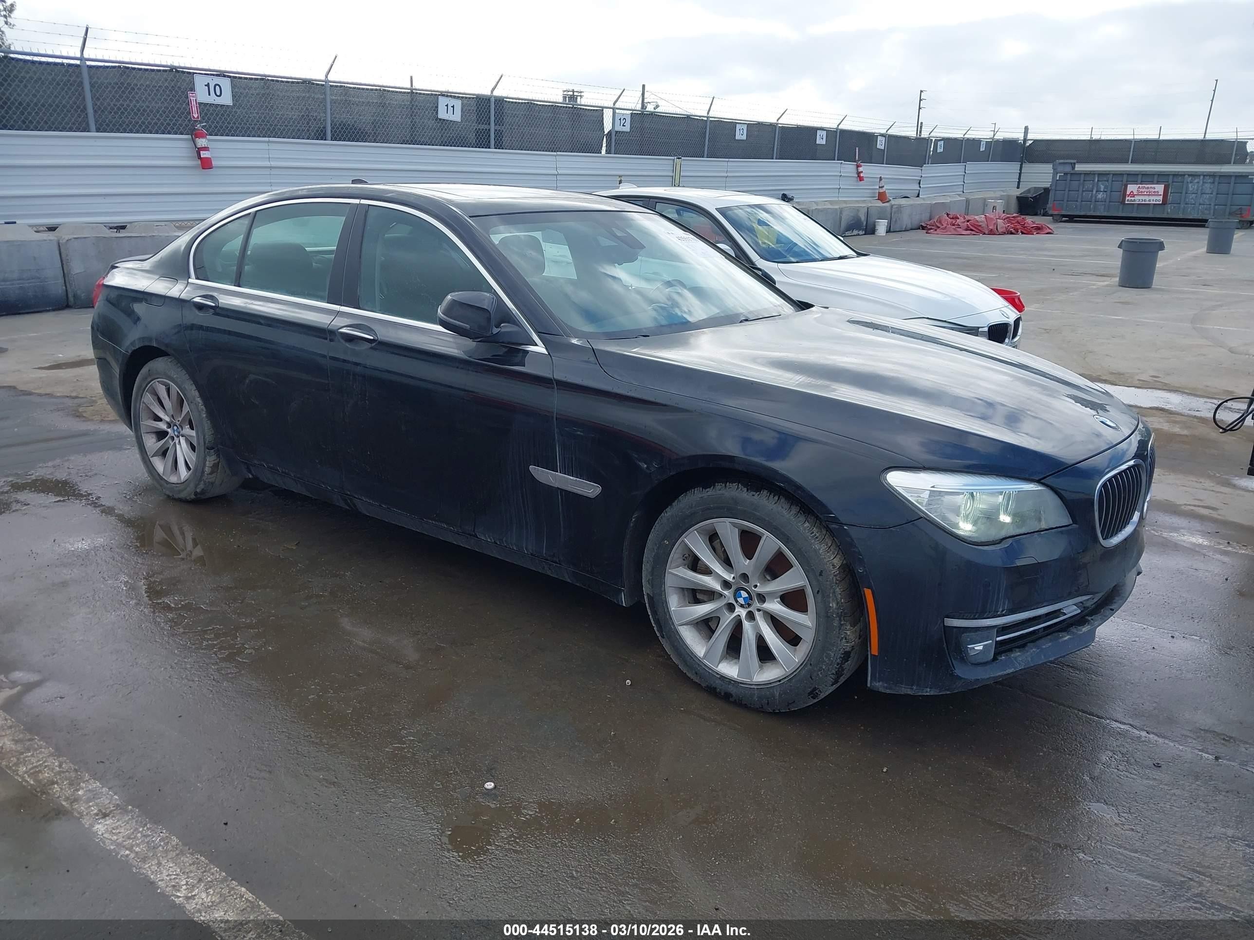 2013 BMW 7 Series 740i, VIN WBAYA6C56DC995248 — Rear end