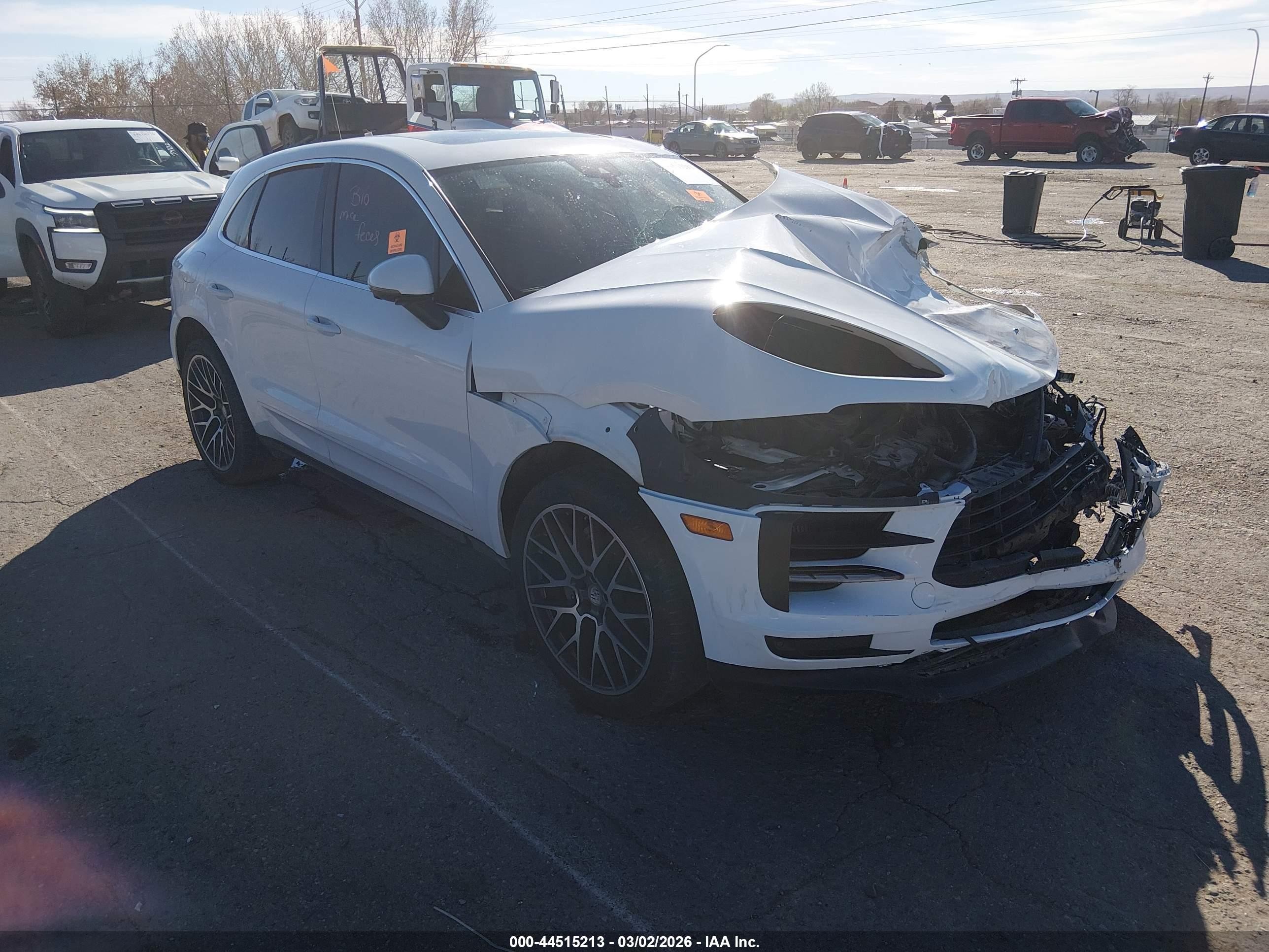 2020 Porsche Macan S, VIN WP1AB2A59LLB32387 — Biohazard / chemical