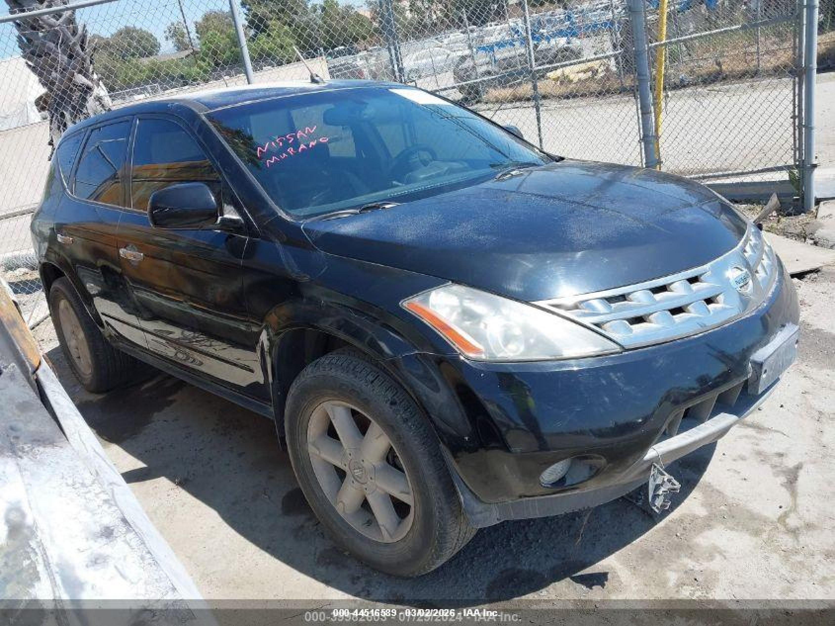 2004 Nissan Murano SE, VIN JN8AZ08T24W227030 — Front end