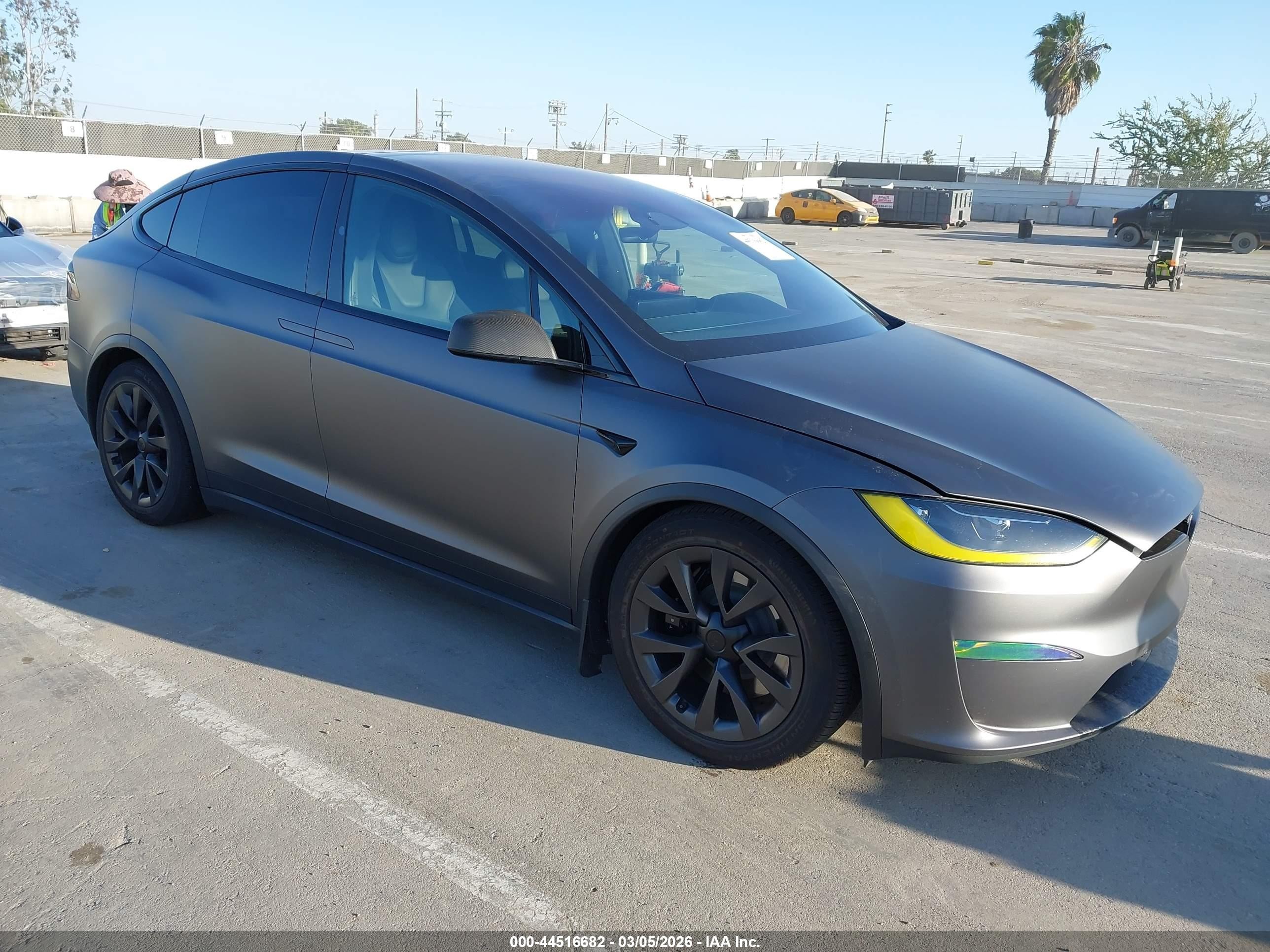 2024 Tesla Model X, VIN 7SAXCDE56RF439125 — Rear end