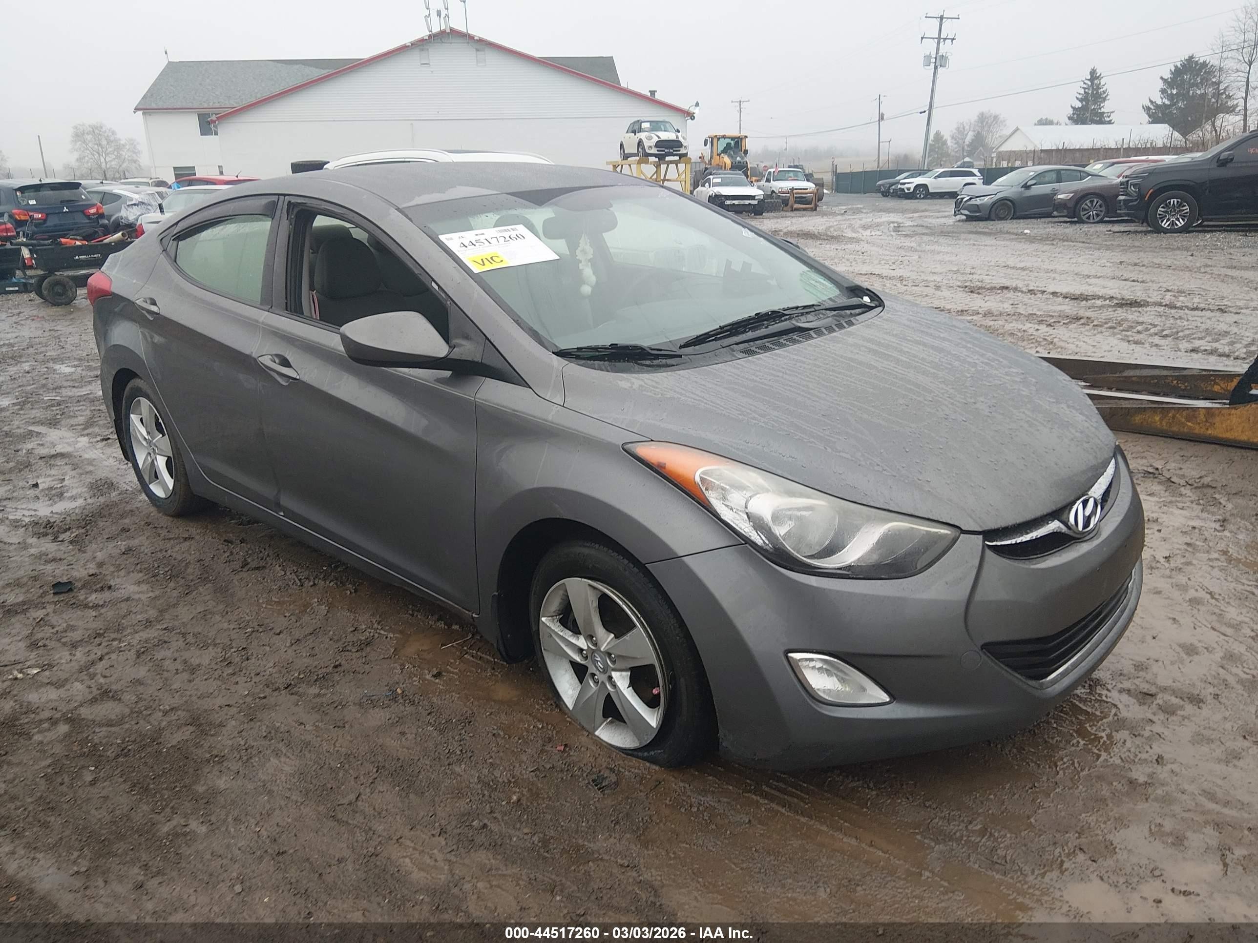 2012 Hyundai Elantra Limited, VIN 5NPDH4AE4CH124100 — Front end