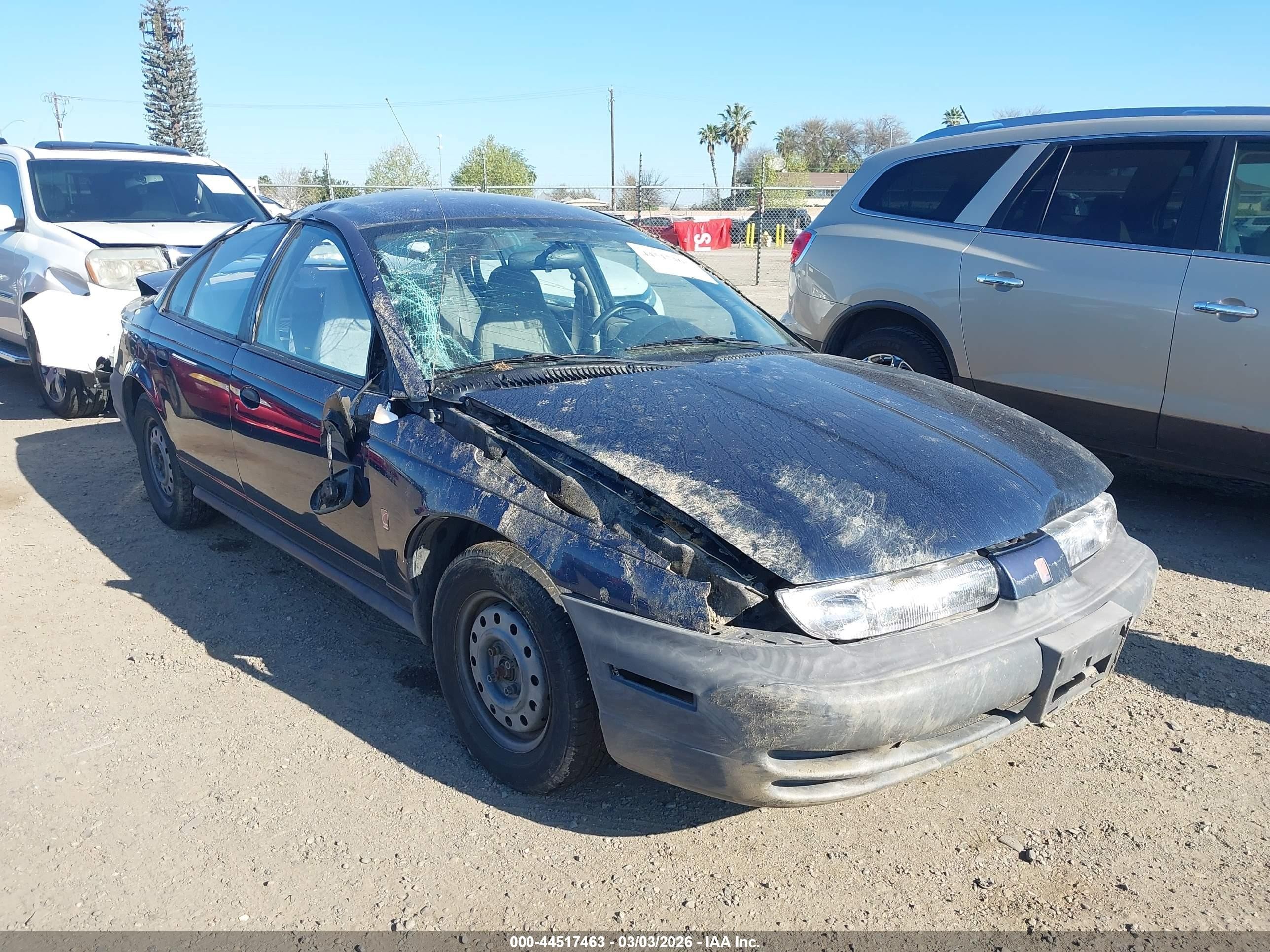 1998 Saturn SL, VIN 1G8ZH5286WZ140830 — Опрокидывание