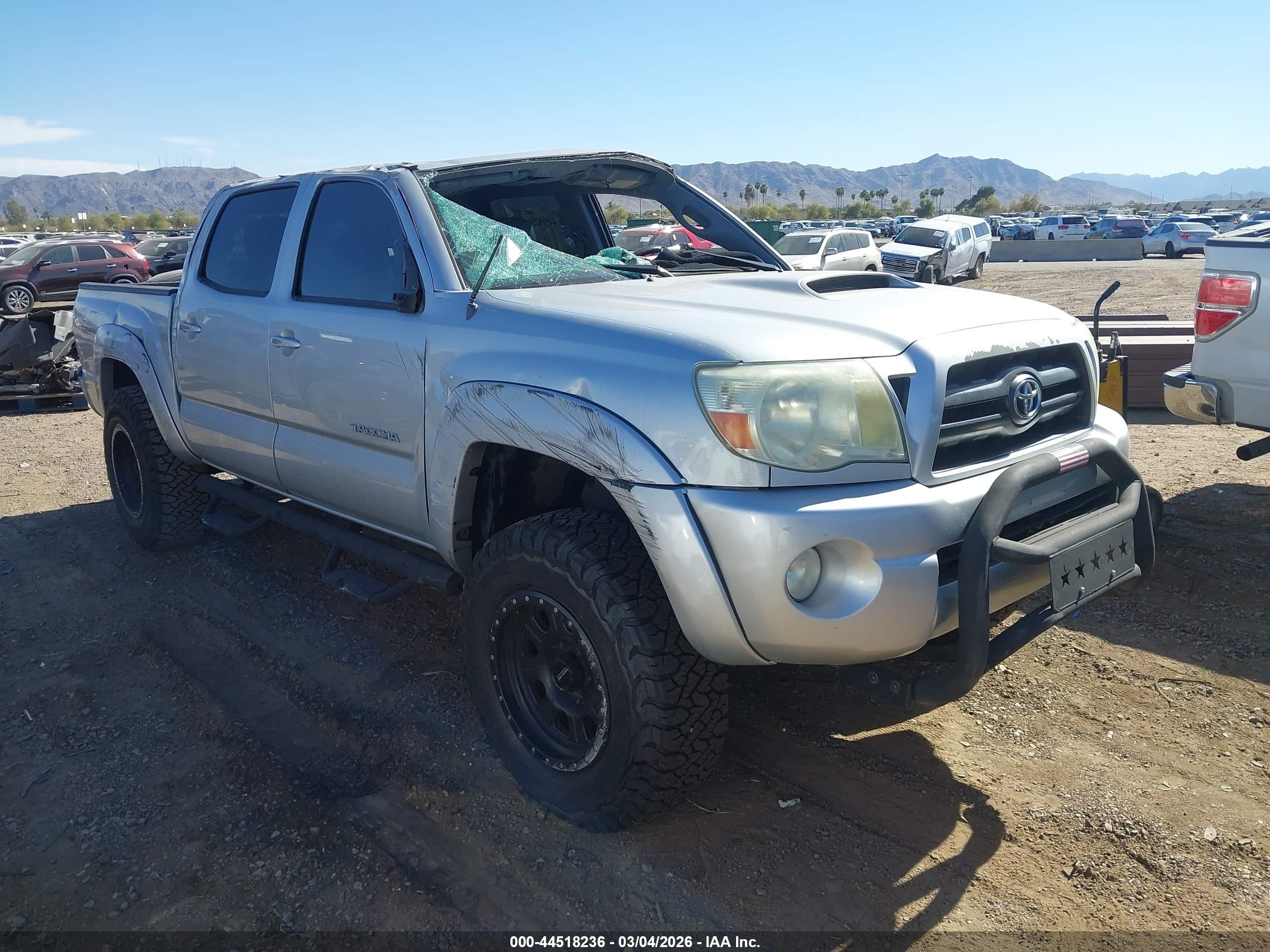 2005 Toyota Tacoma PreRunner, VIN 5TEJU62N85Z042279 — Rollover