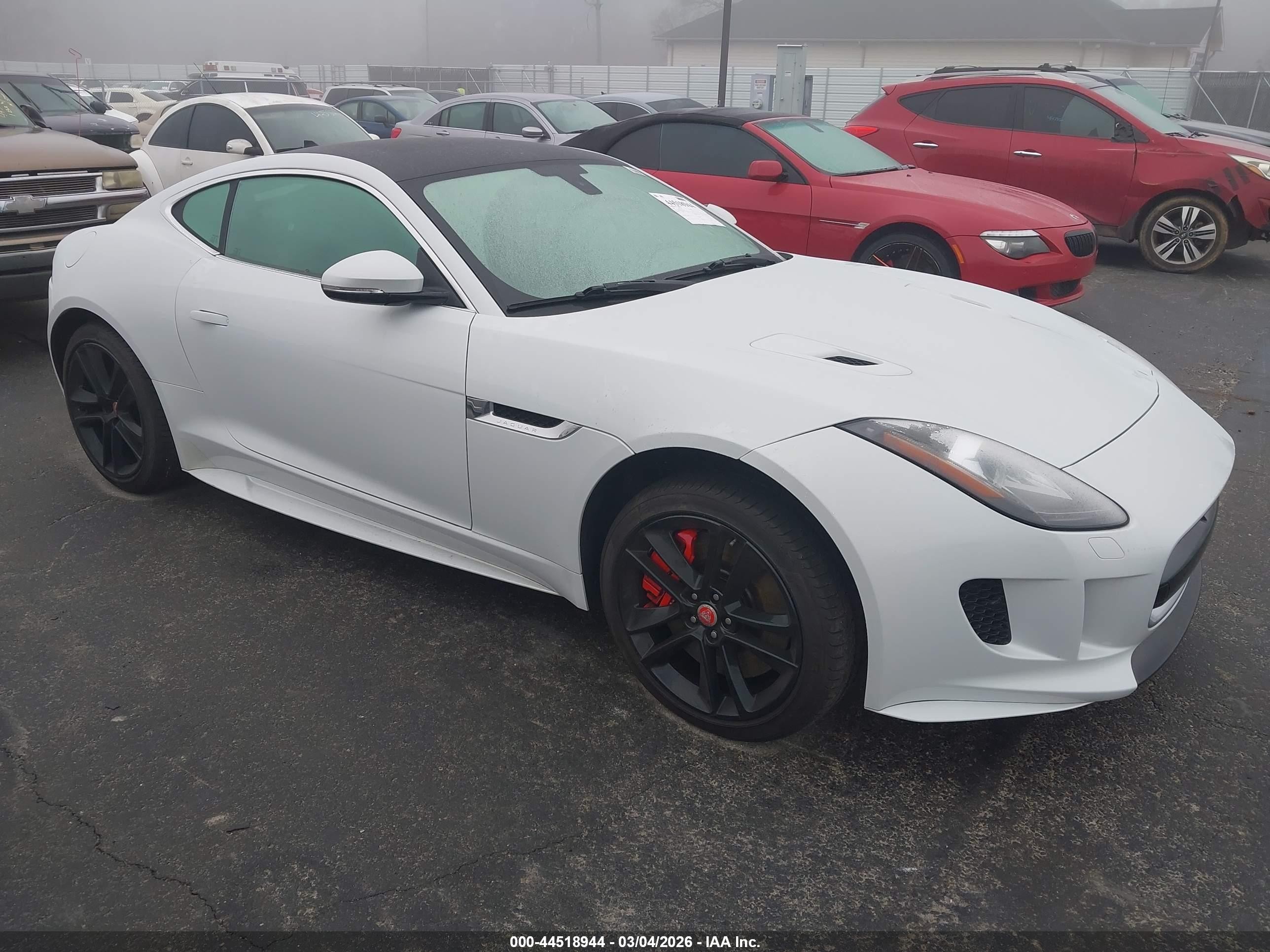 2016 Jaguar F-Type S, VIN SAJWJ6BV3G8K32267 — Not stated
