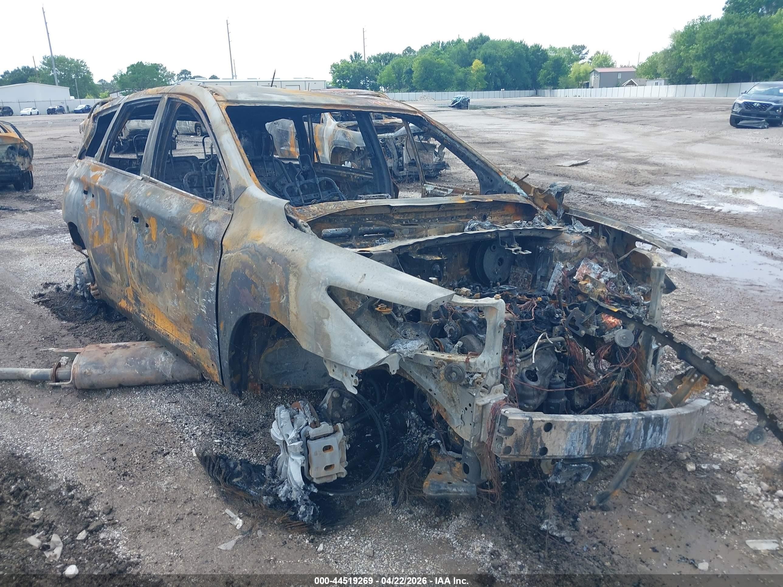 2020 Infiniti QX60 Luxe, VIN 5N1DL0MN3LC514423 — Burn