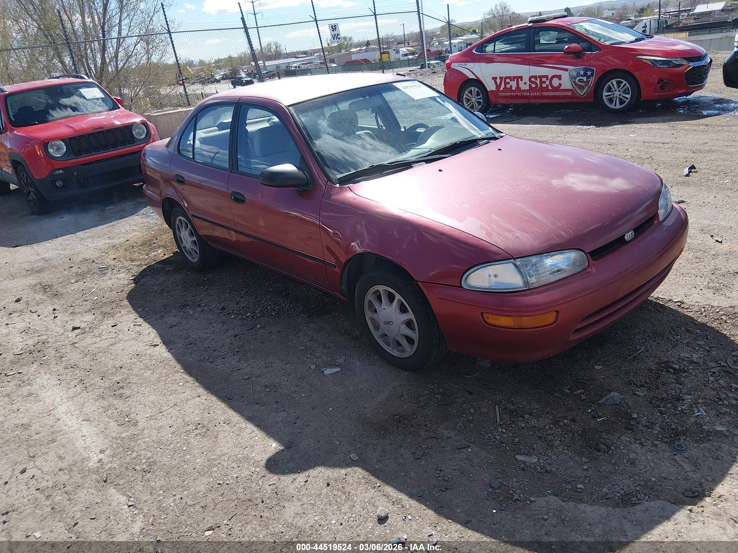 1995 Chevrolet Prizm Lsi, VIN 1Y1SK5286SZ091708 — Hail