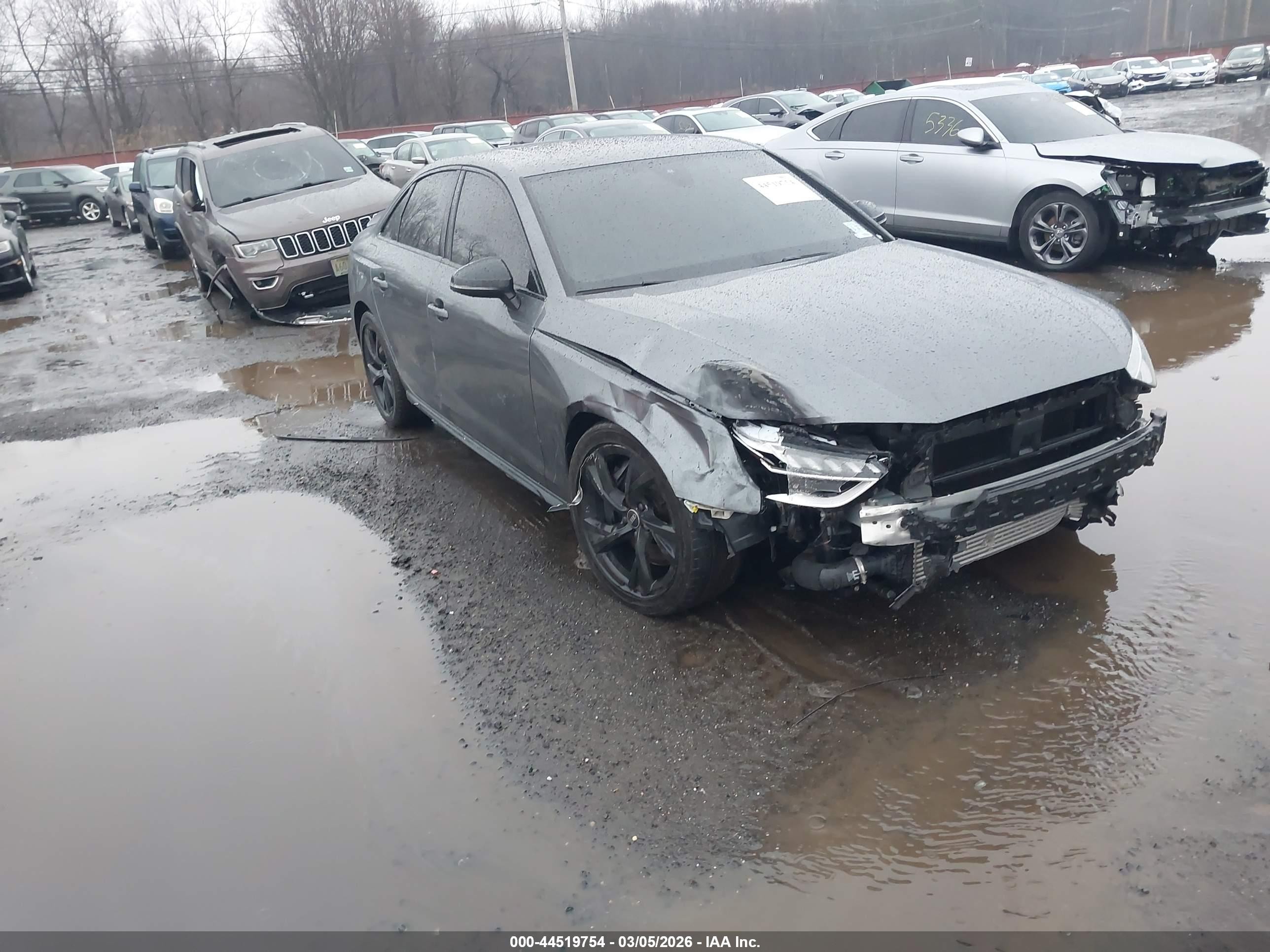2022 Audi S4, VIN WAUA4AF45NA011101 — Front end