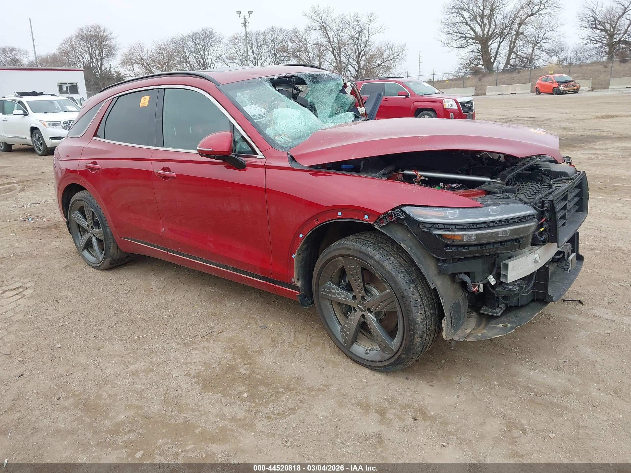 2023 Genesis GV70 2.5T, VIN KMUMADTB7PU096874 — Side