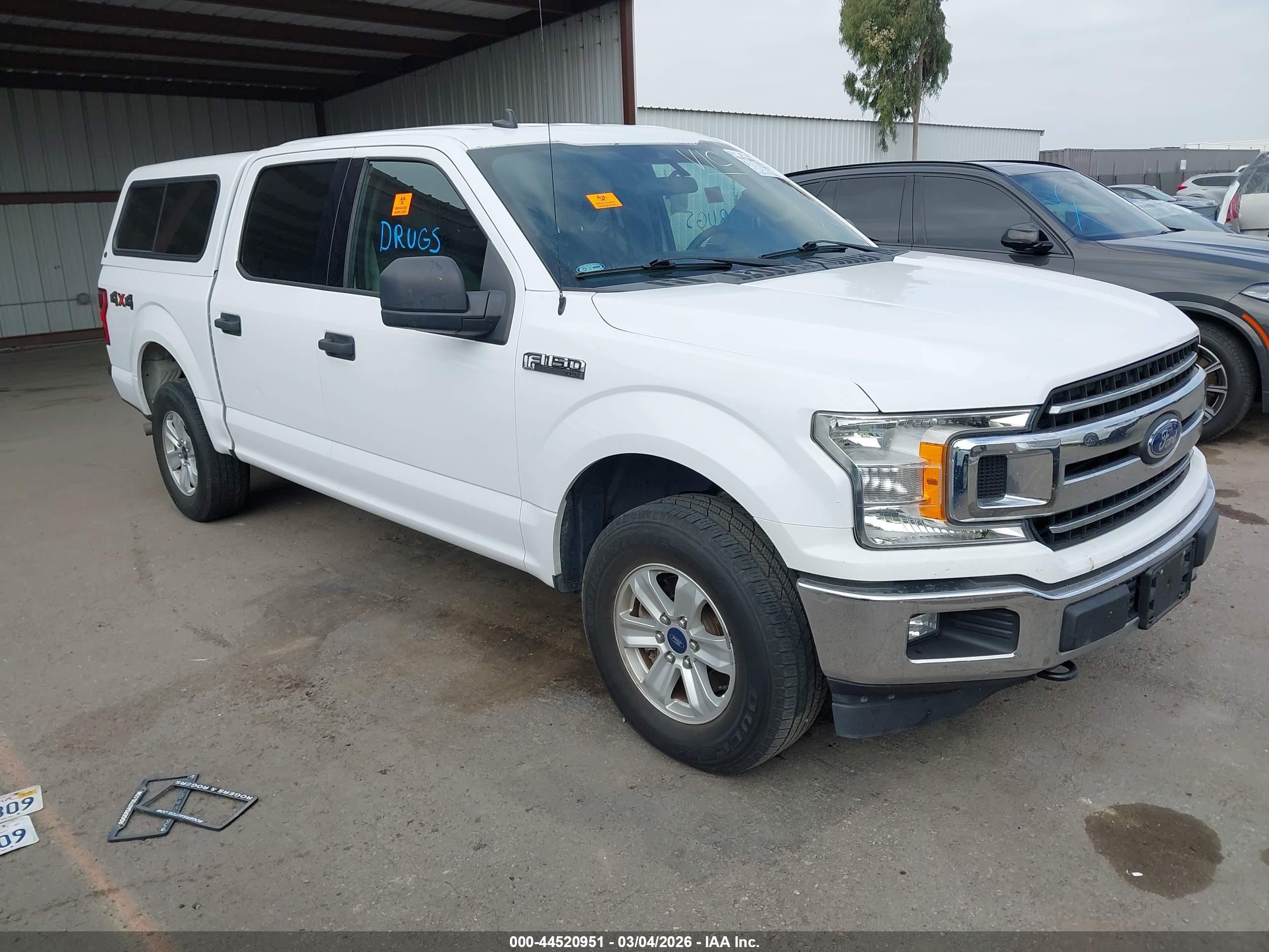 2019 Ford F-150 XL, VIN 1FTEW1E59KKC89451 — Theft recovery