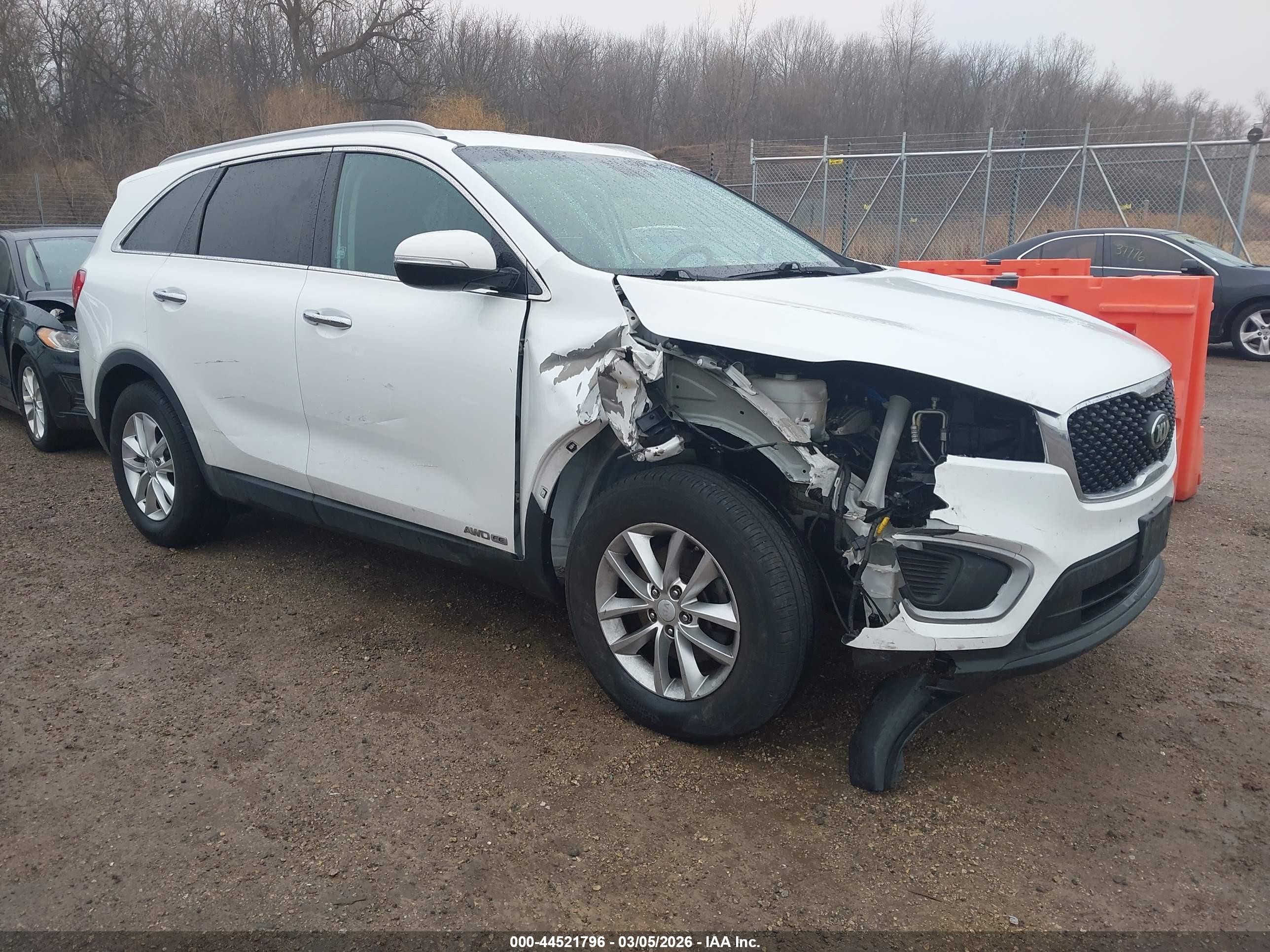 2017 Kia Sorento LX, VIN 5XYPGDA56HG203766 — Theft recovery