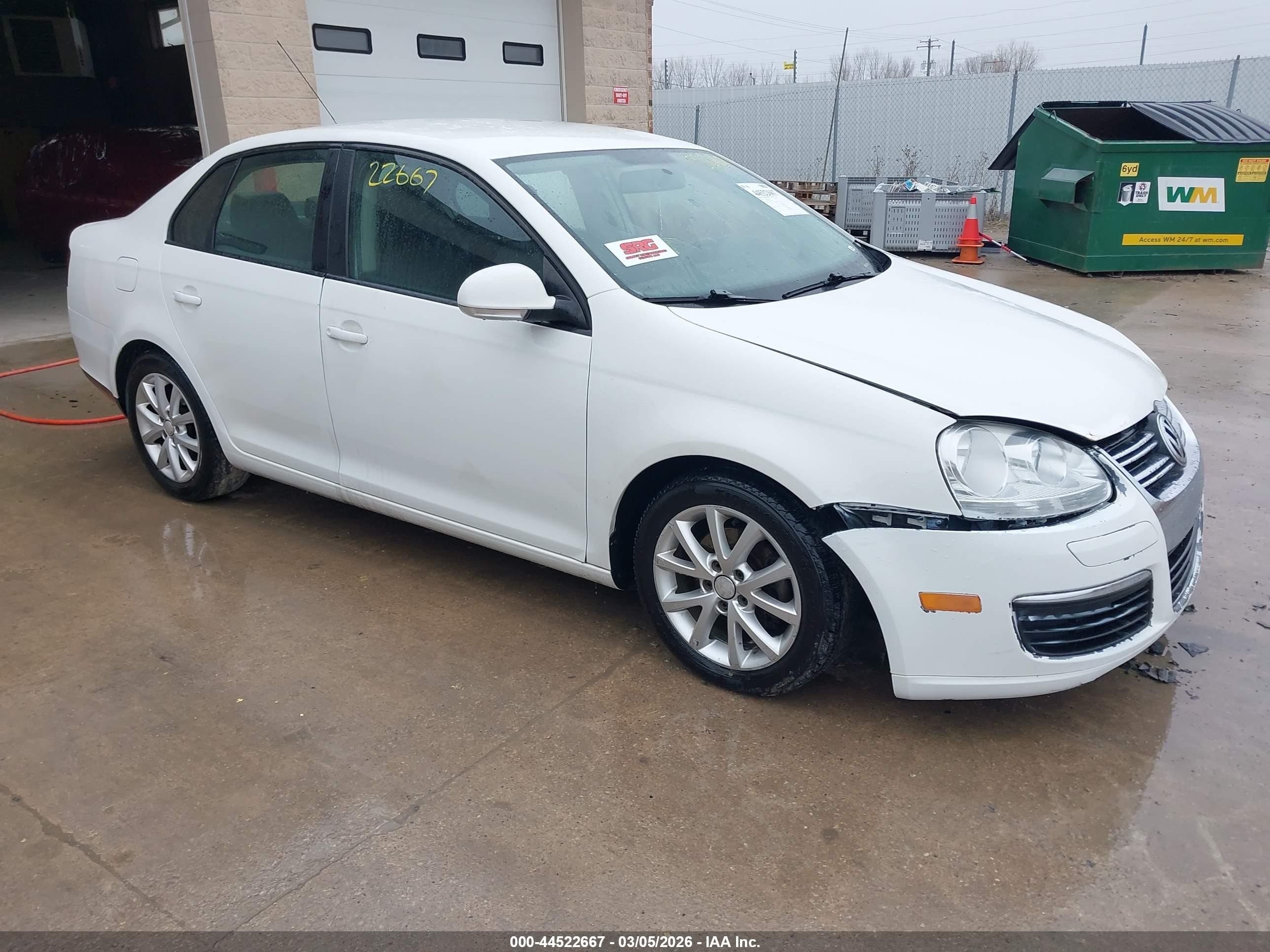 2010 Volkswagen Jetta Limited Edition, VIN 3VWAX7AJ3AM147067 — Изъятие за долги