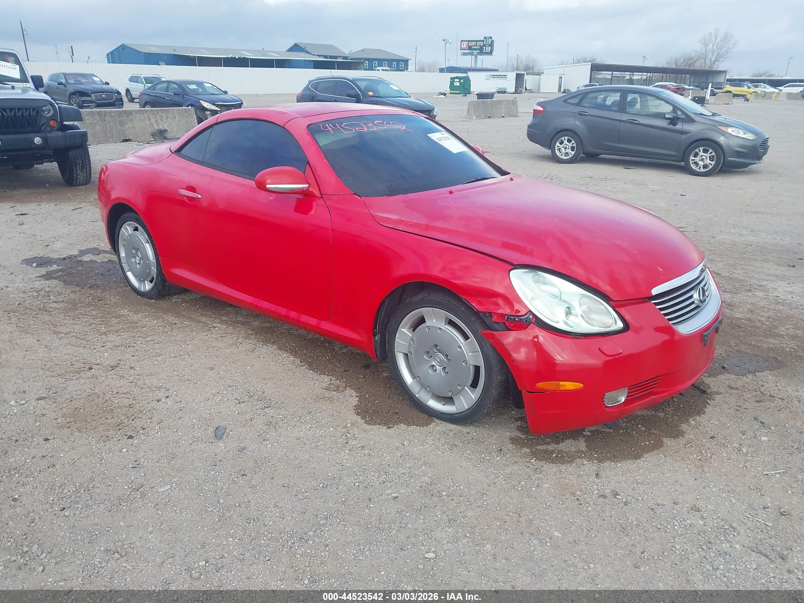 2004 Lexus SC 430, VIN JTHFN48Y740051349 — Auction photo