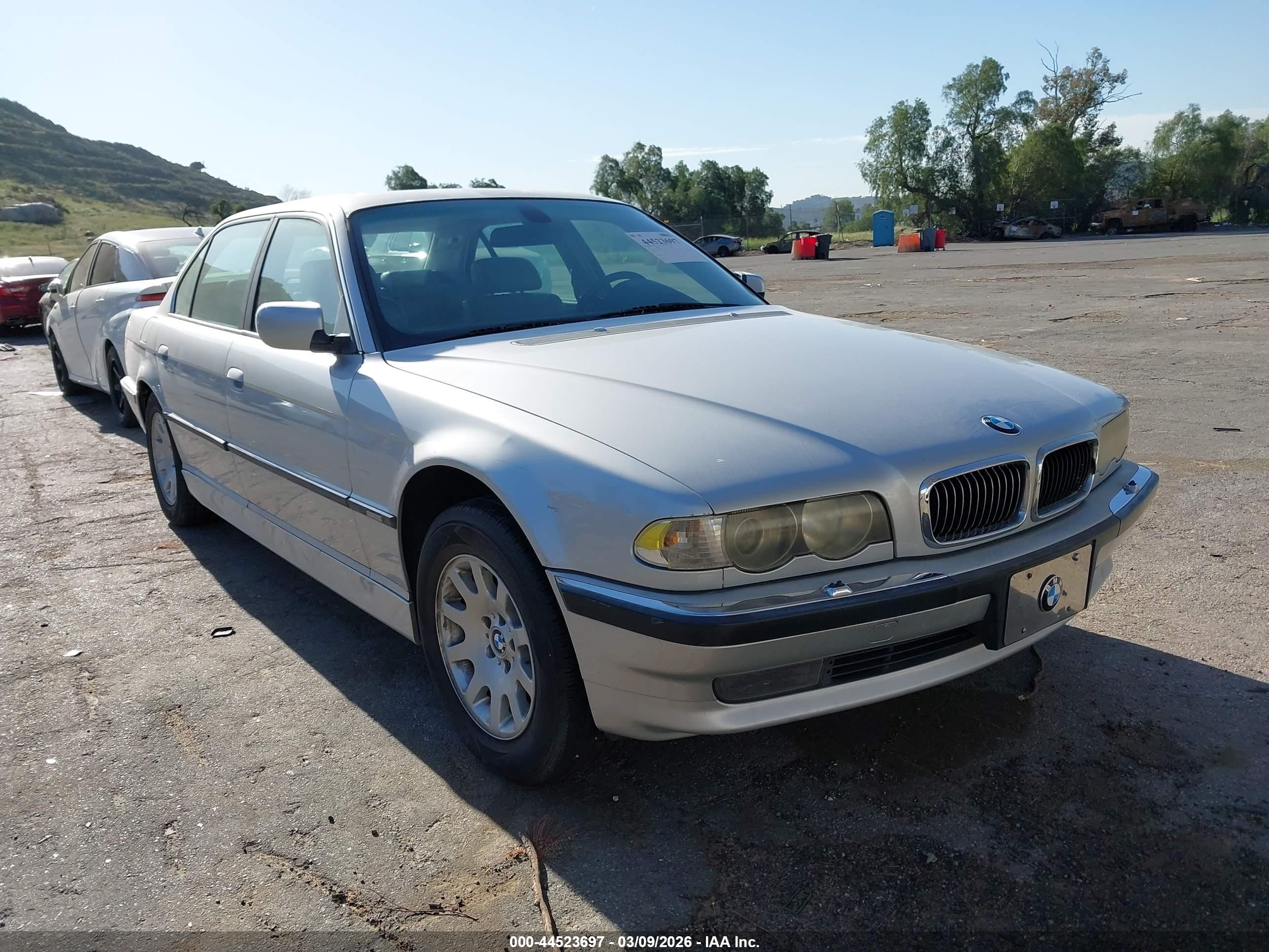 2001 BMW 7 Series 740iL, VIN WBAGH83431DP31307 — Stripped