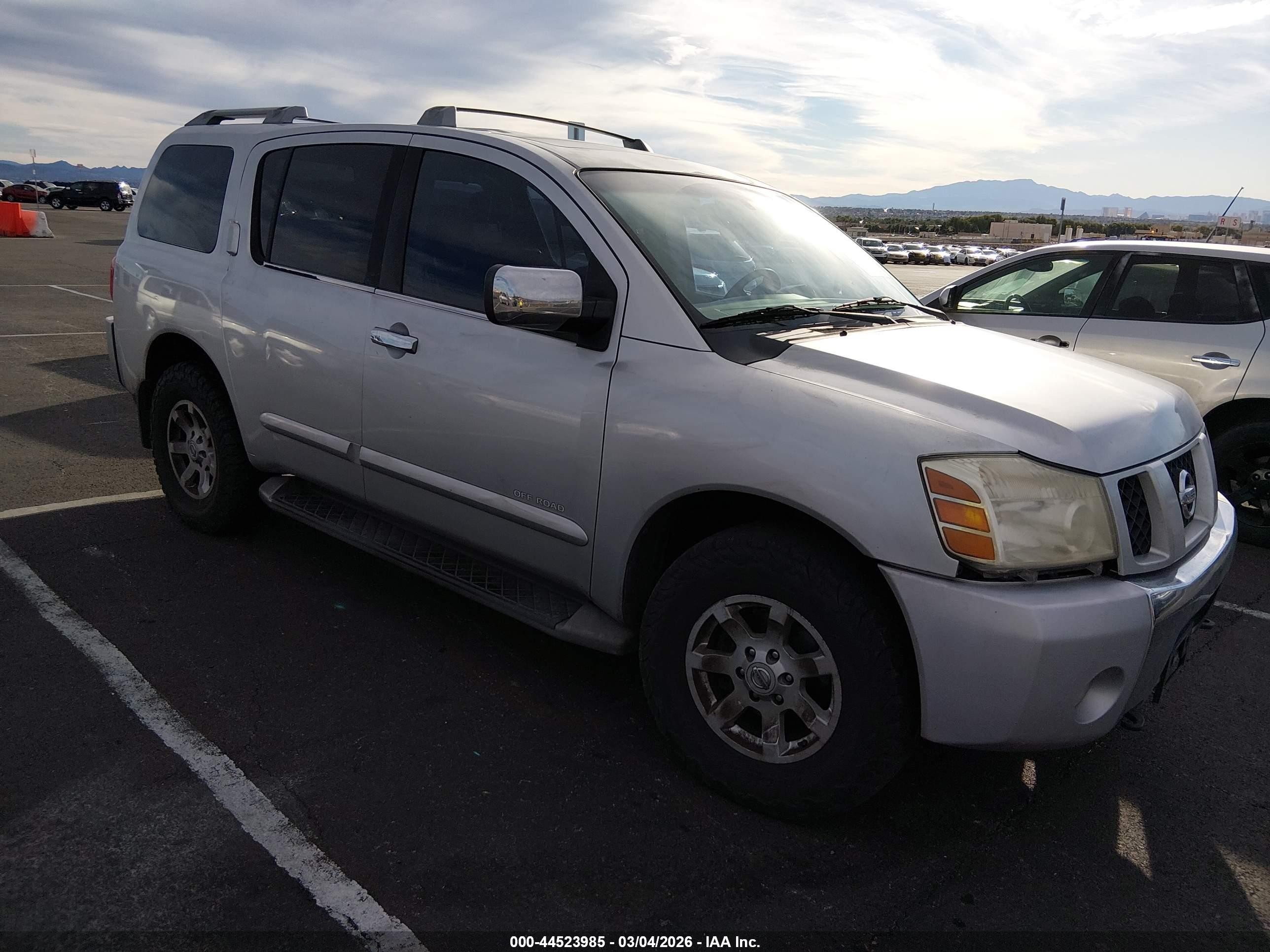 2004 Nissan Armada SE, VIN 5N1AA08B34N723532 — Front end