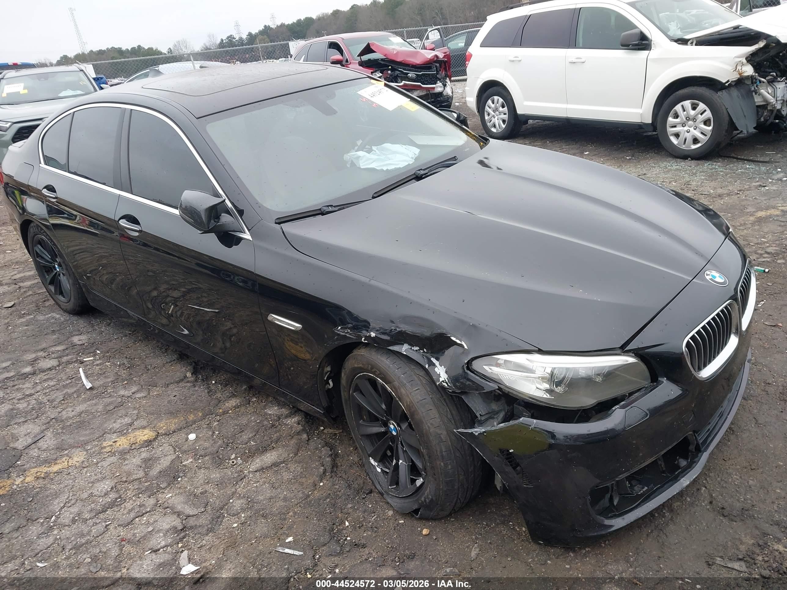 2014 BMW 5 Series 528i, VIN WBA5A5C57ED501973 — Front end