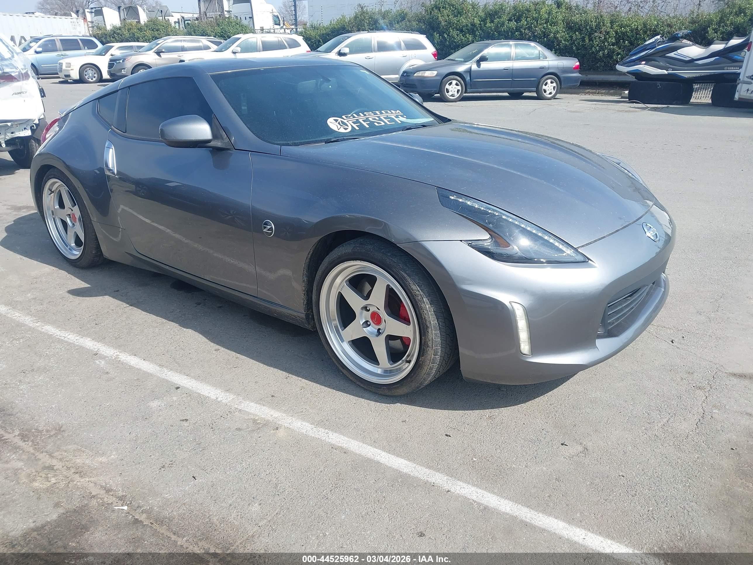 2017 Nissan 370Z Nismo, VIN JN1AZ4EH9HM954351 — Rear end