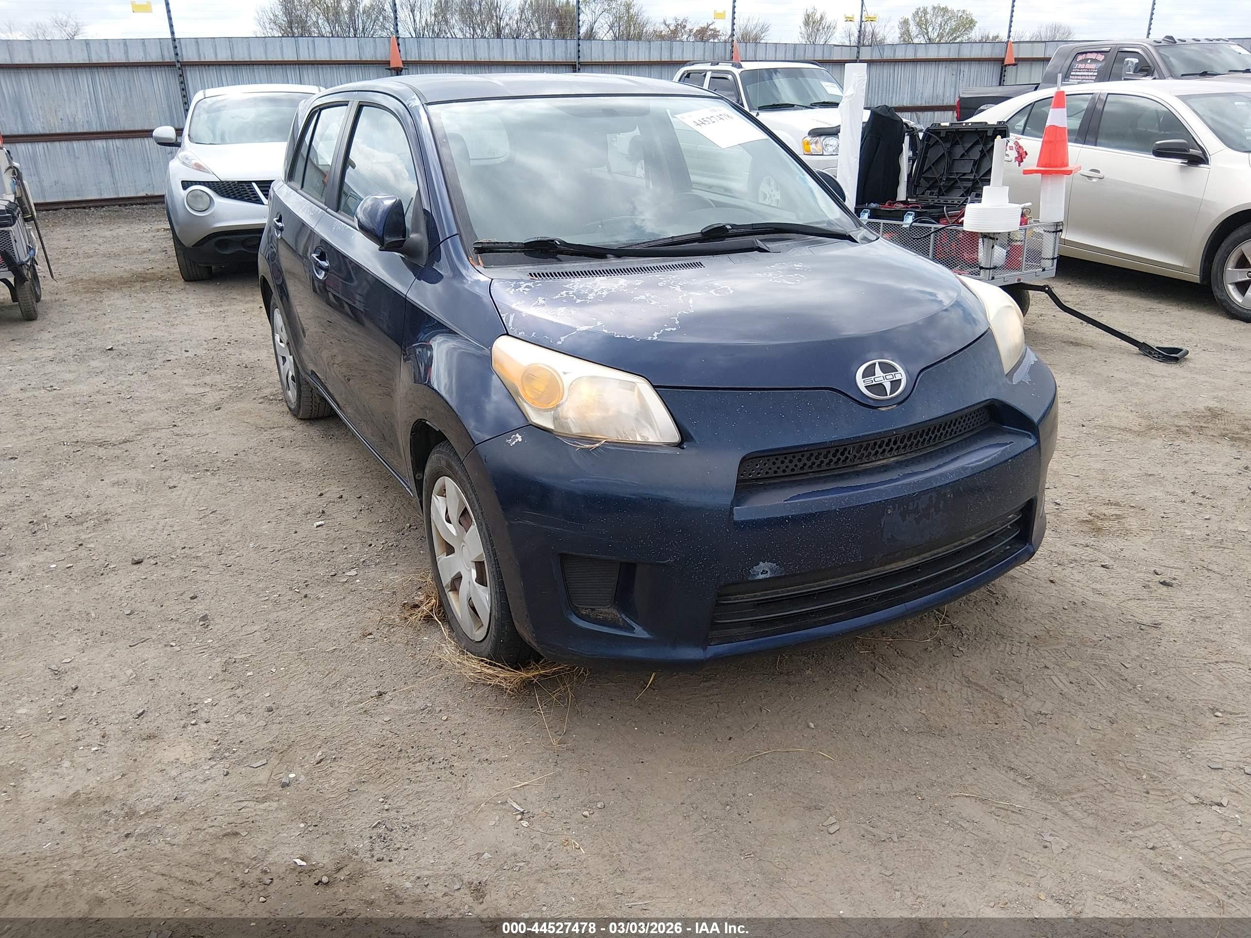 2010 Scion xD, VIN JTKKU4B47AJ051200 — Rear end