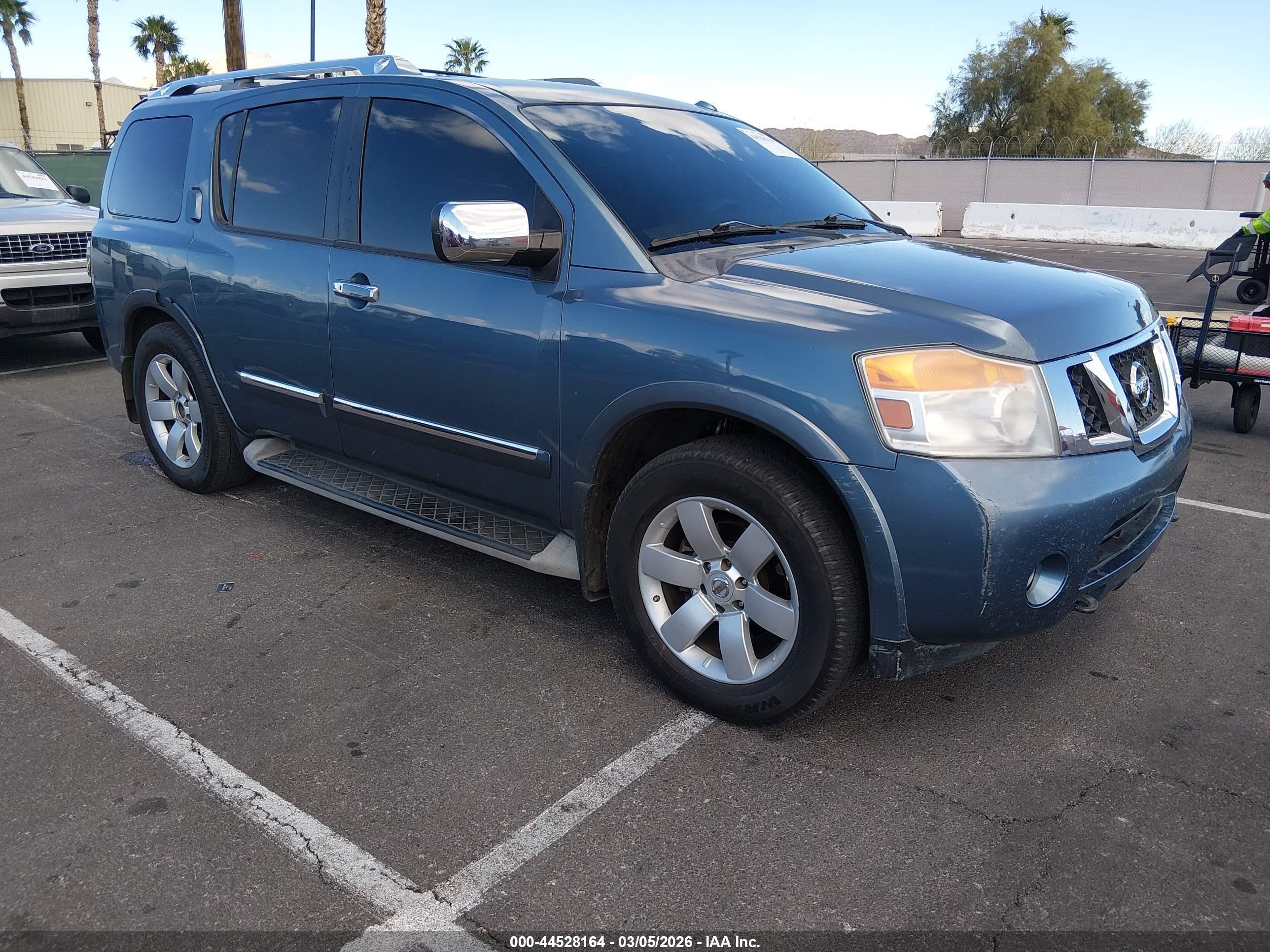 2011 Nissan Armada SL, VIN 5N1BA0ND3BN614463 — Rear end