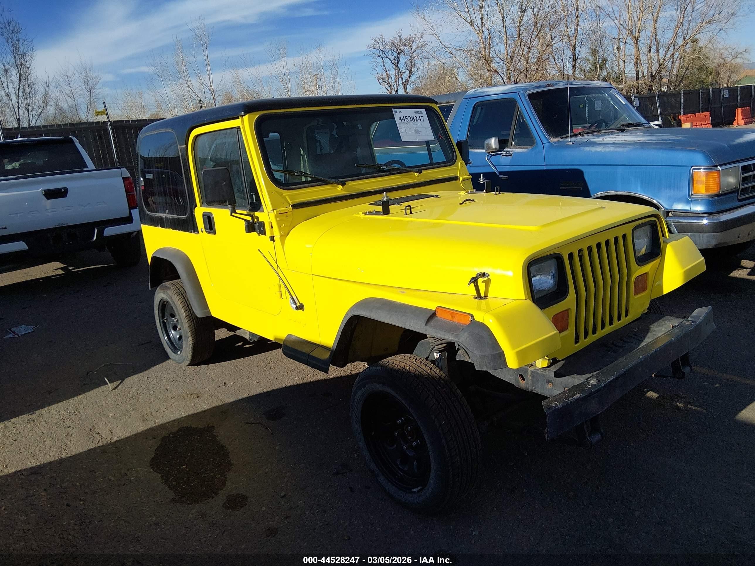 1987 Jeep Wrangler, VIN 2BCHL81J9HB503506 — Undercarriage