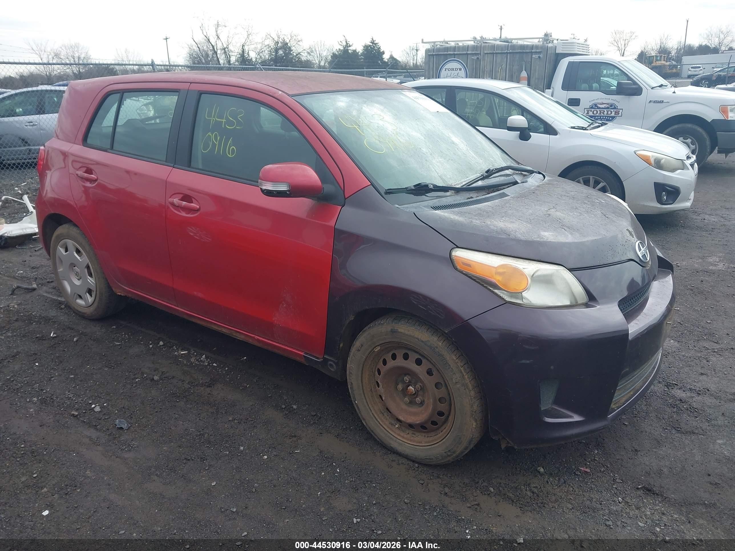 2010 Scion xD, VIN JTKKU4B45AJ051552 — Front end