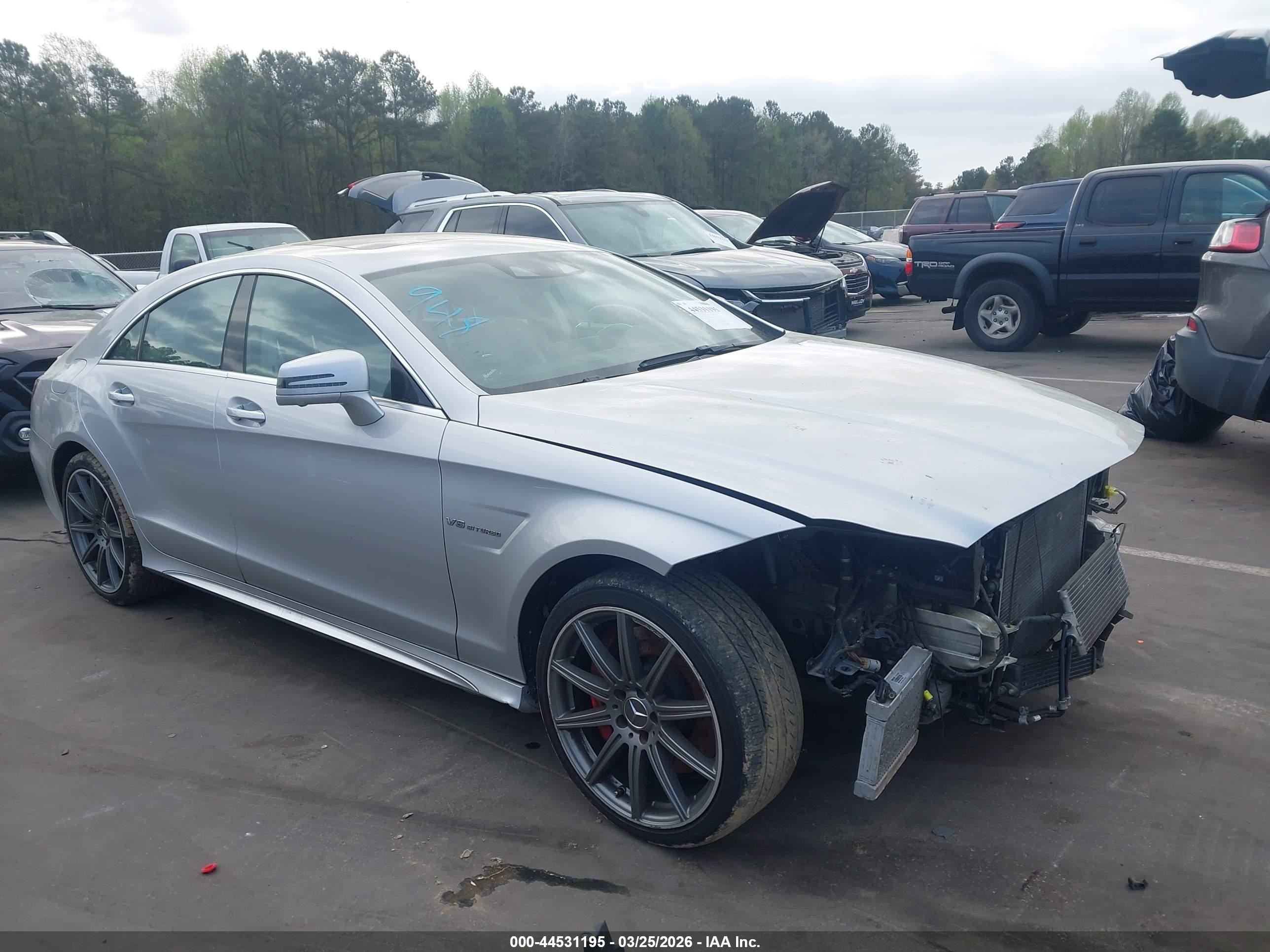 2017 Mercedes-Benz CLS AMG CLS 63 S, VIN WDDLJ7GB7HA190563 — Front end